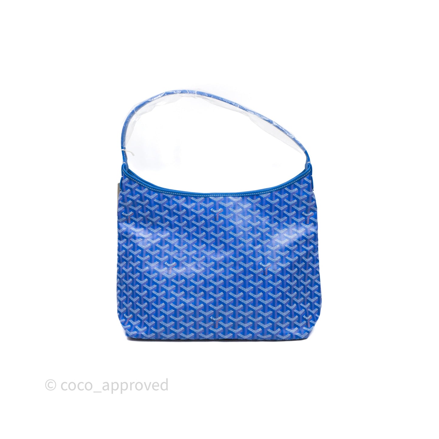 Goyard Bohème Hobo Bag Bleu Ciel Goyardine Canvas