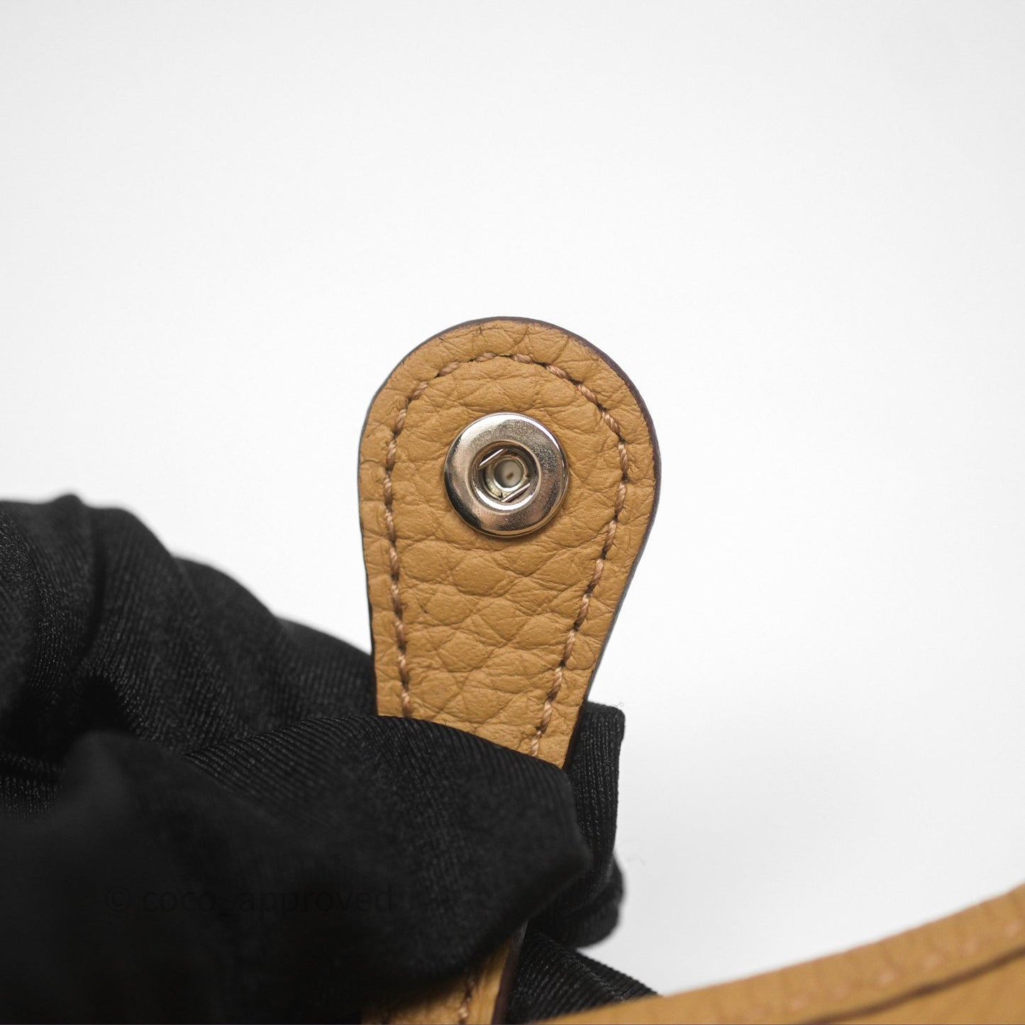 Hermès Mini Evelyne 16 Biscuit 48 Clemence Palladium Hardware