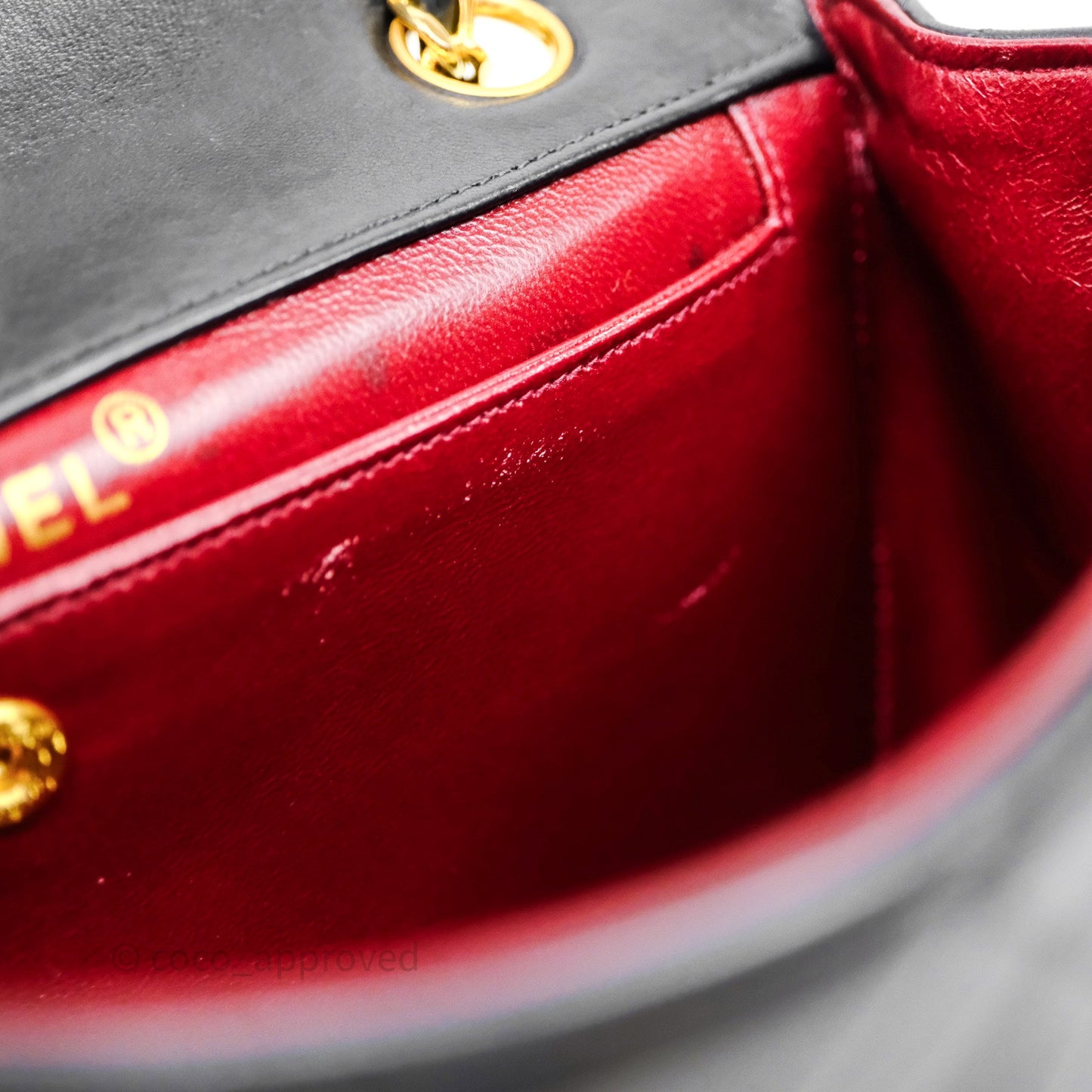 Chanel Matelasse Flap Bag Lambskin Black 24K Gold Hardware