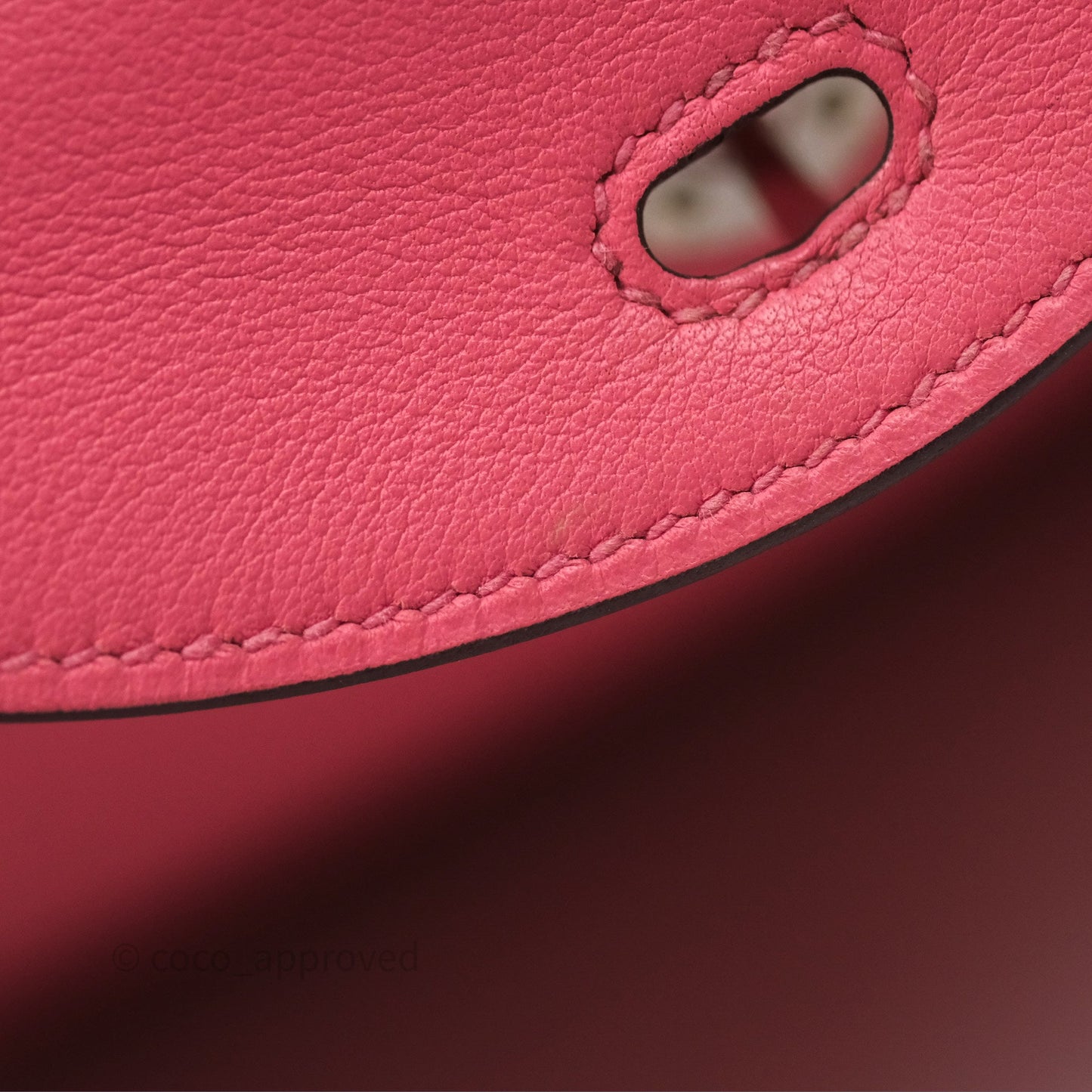 Hermès Mini Lindy 20 Rose Ete K4 Swift Palladium Hardware