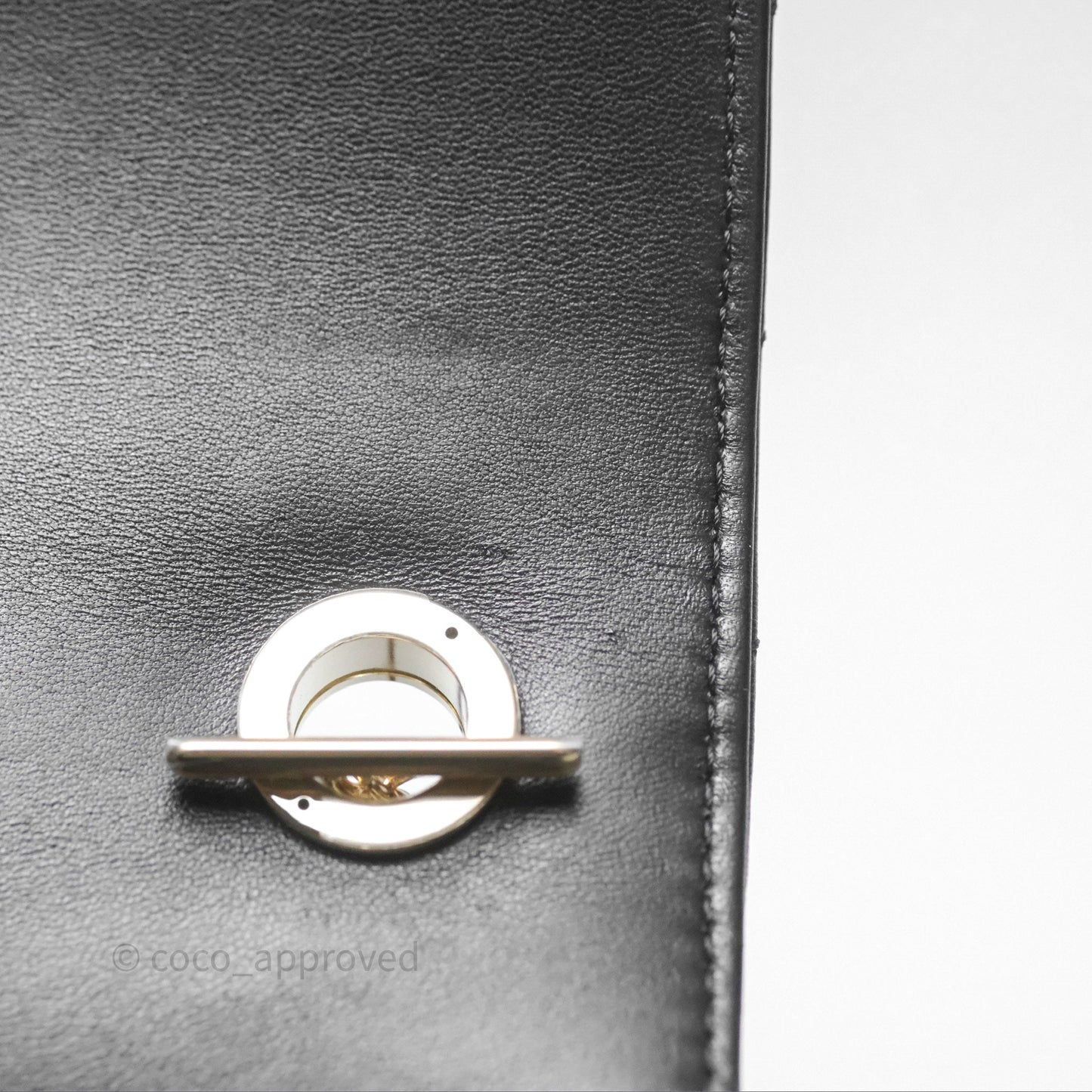 Chanel Small Trendy CC Black Chevron Lambskin Gold Hardware