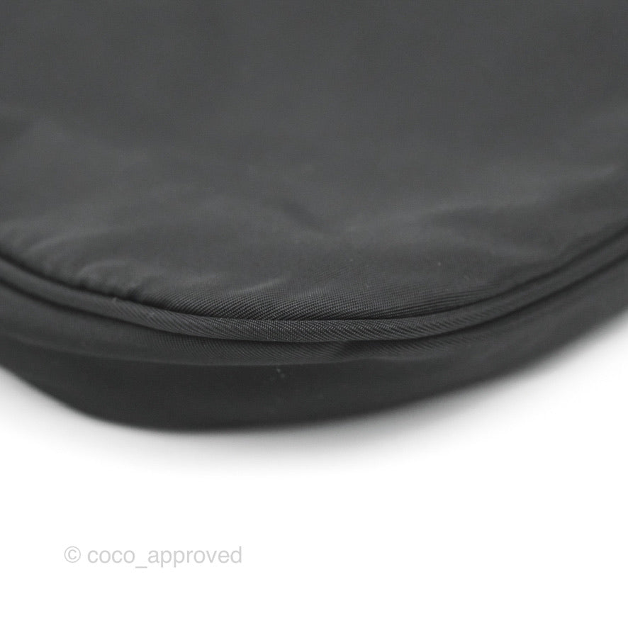 Prada Vintage Small Tessuto Hobo Bag Black Nylon