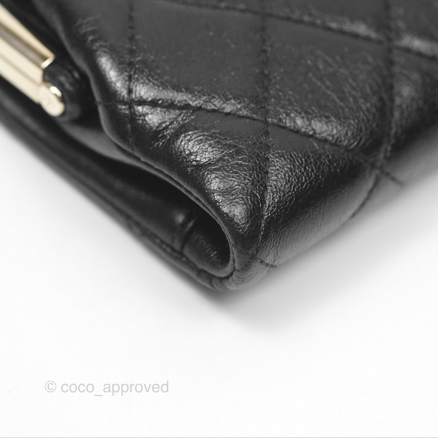 Chanel Clutch on Chain Black Calfskin Gold Hardware