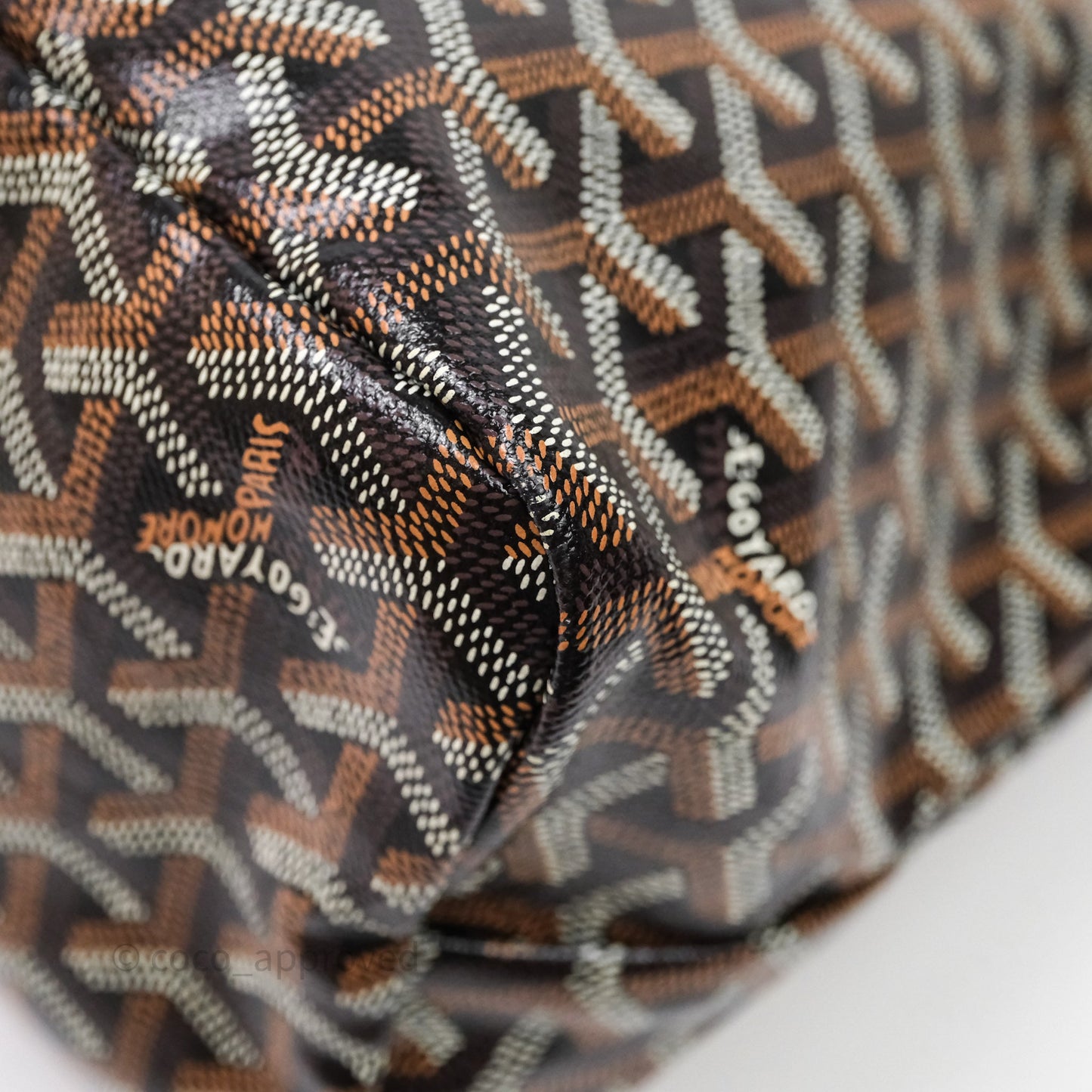 Goyard Bohème Hobo Bag Black Goyardine Canvas