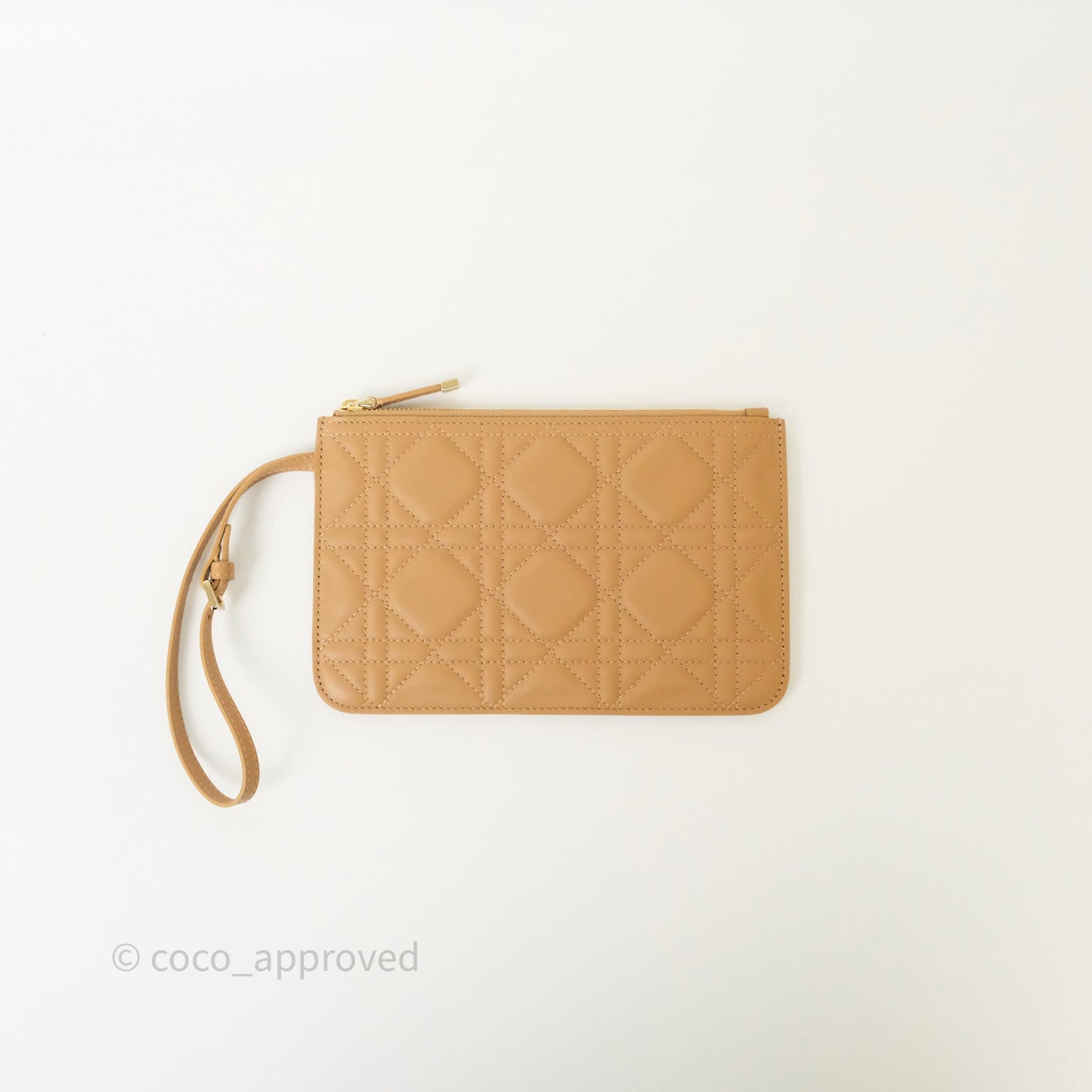 Dior Medium Dior Toujours Bag Tan Beige Macrocannage Calfskin