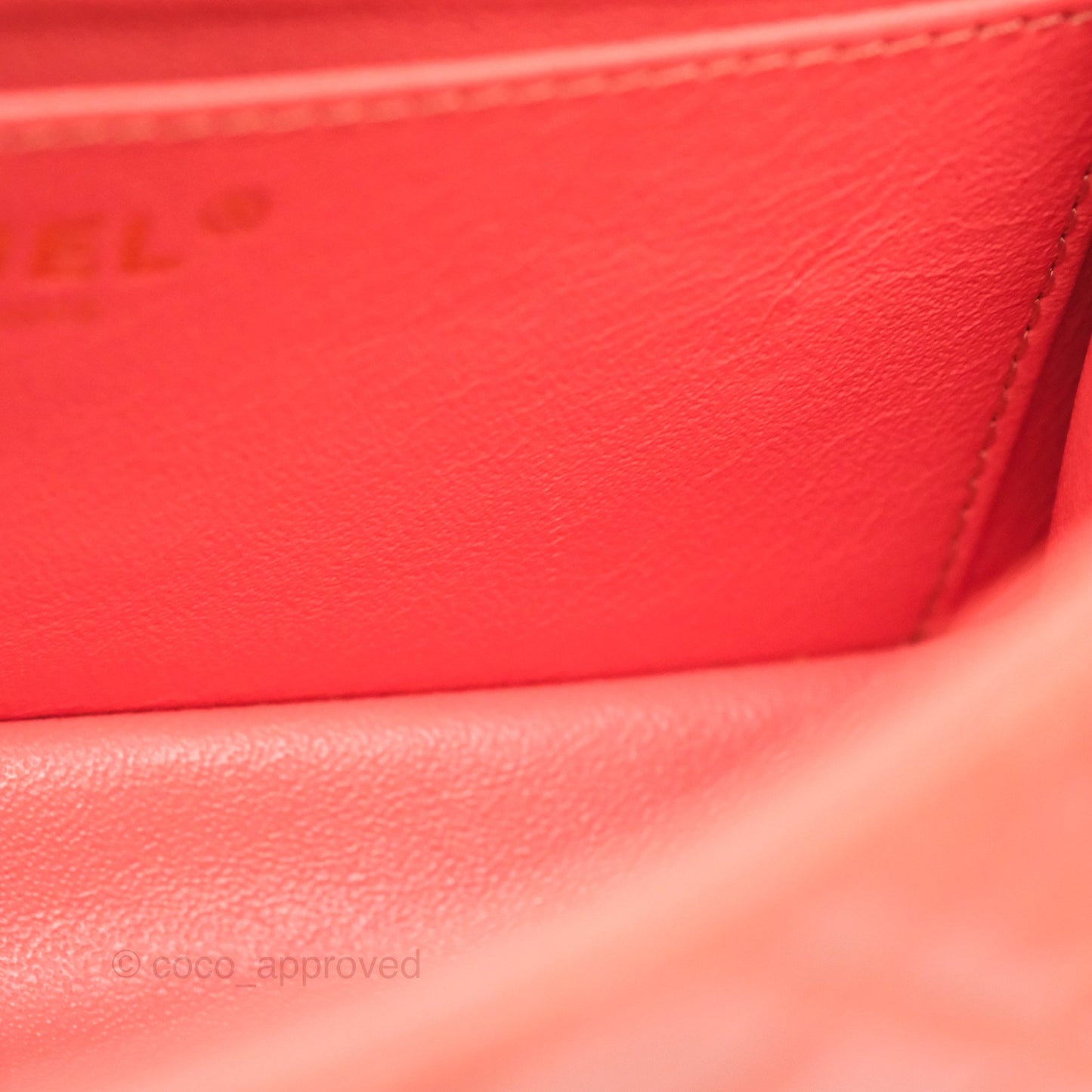 Chanel Mini Reissue 224 Pink Aged Calfskin Aged Gold Hardware