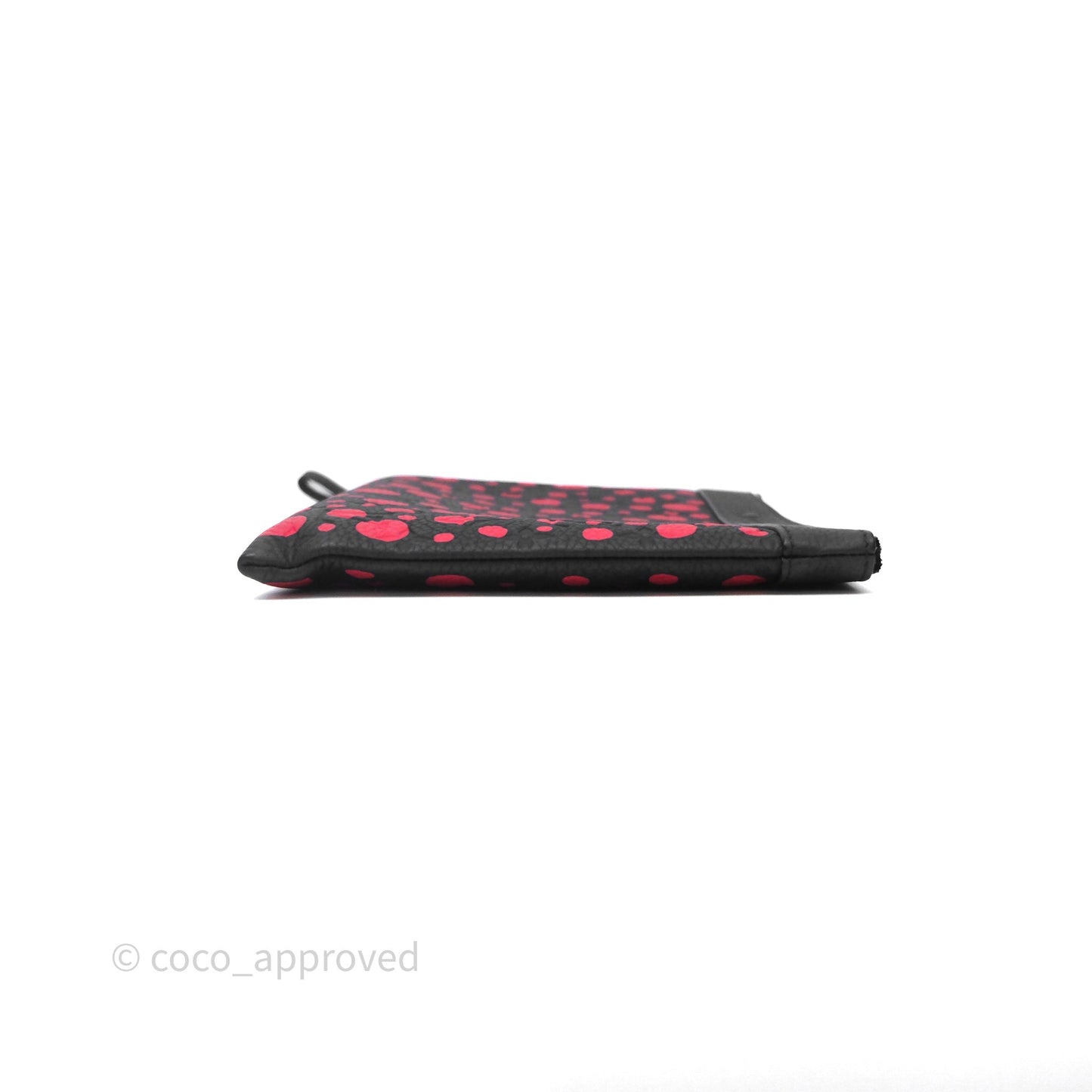 Louis Vuitton x Yayoi Kusama Pochette To Go Infinity Dots Monogram Taurillon Black Red