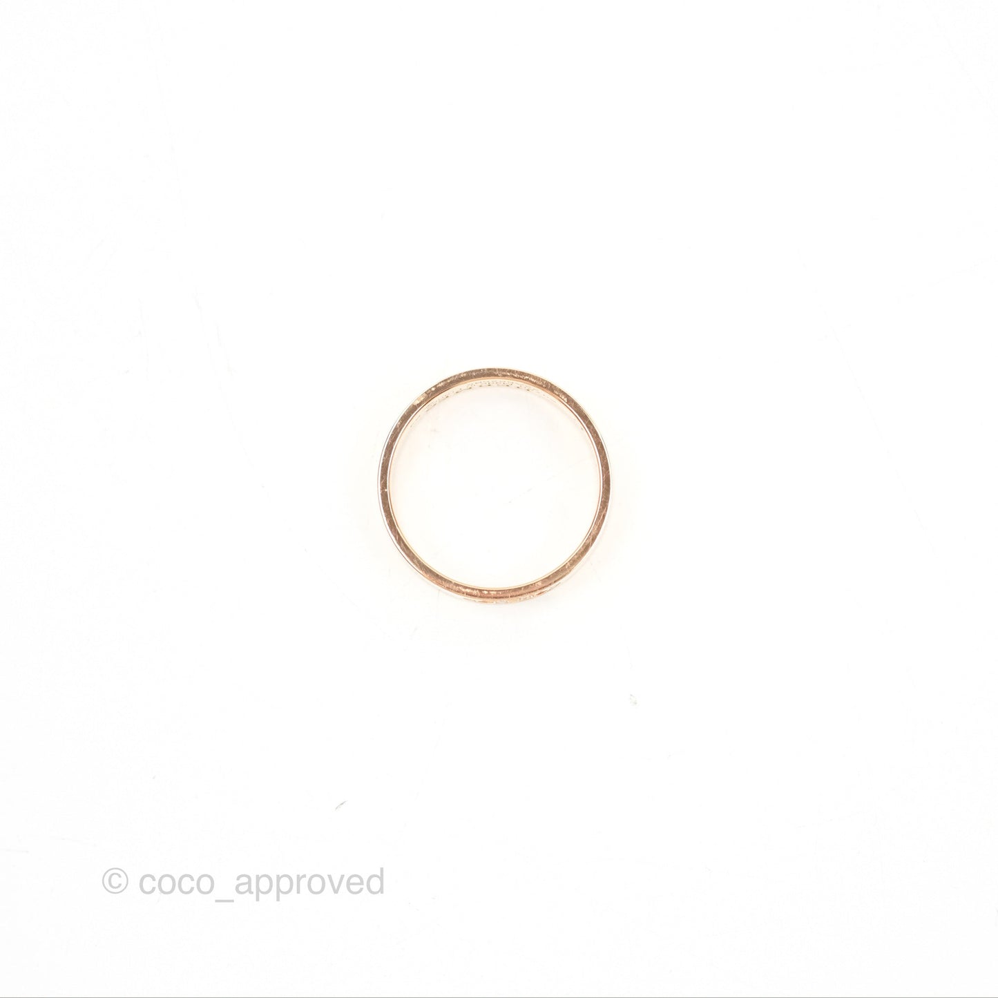 Hermès H d'ancre Ring PM Rose Gold Diamond