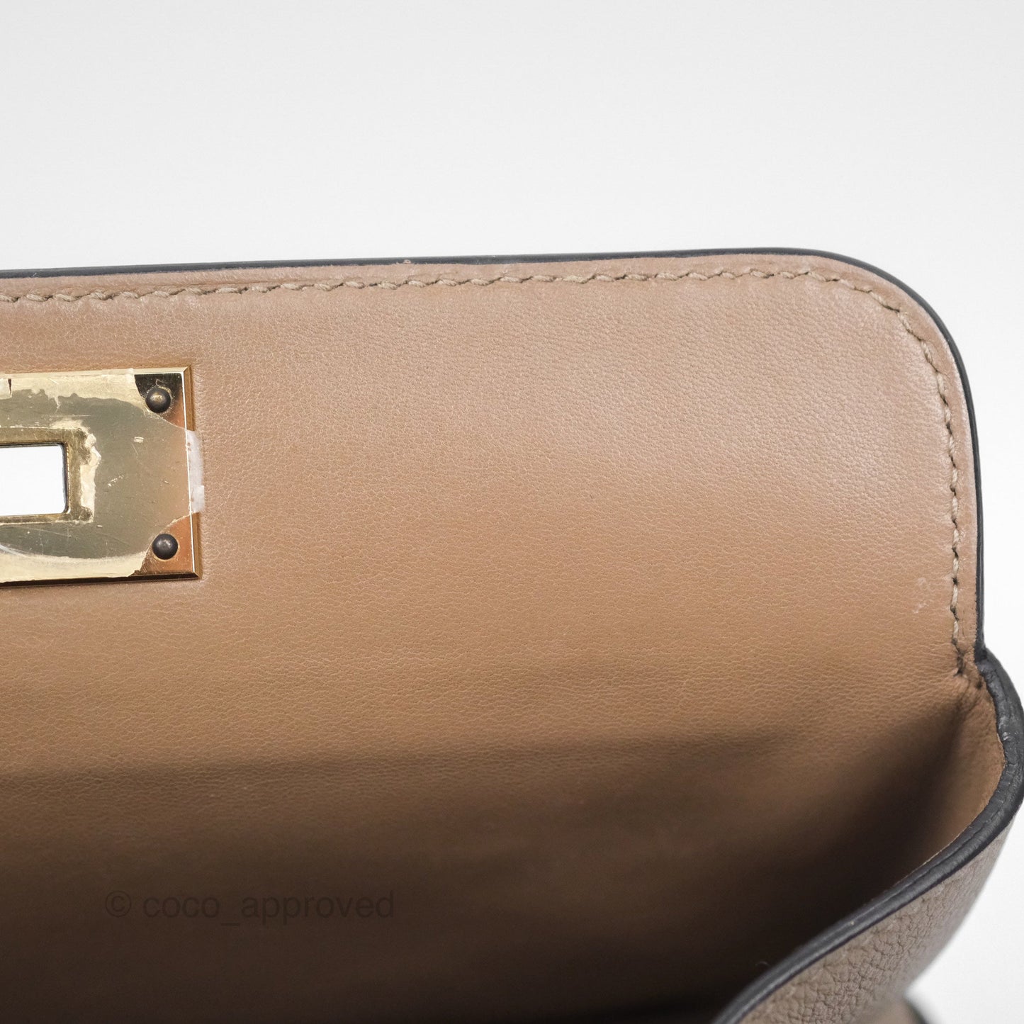 Hermès ToolBox 20 Gris Asphalte M8 Evercolor Gold Hardware