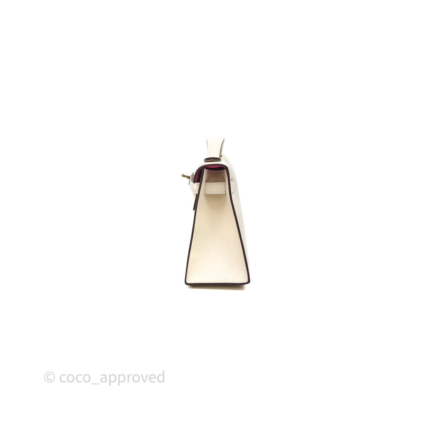 Hermès Kelly Pochette Nata Swift Pink Special Order Gold Hardware