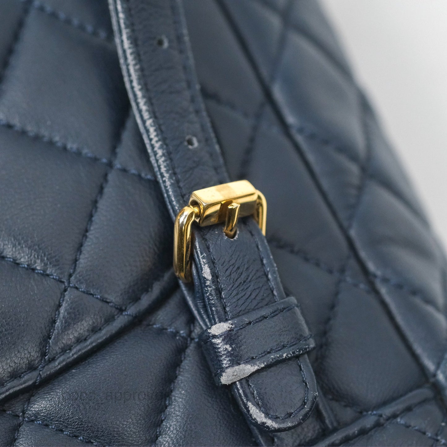 Chanel Mini Navy Calfskin Urban Spirit Backpack ⁣⁣⁣⁣⁣⁣⁣⁣⁣⁣⁣⁣⁣⁣Gold Hardware