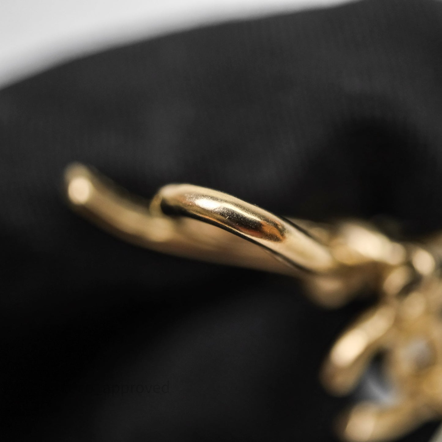 Chanel CC Pearl Drop Bow Earrings Gold Tone 22S