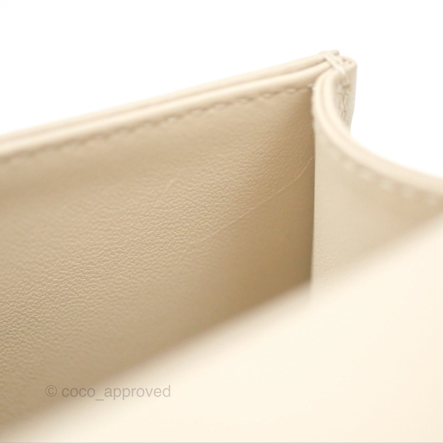 Dior Lady Dior Pouch on Chain Sand Cannage Lambskin