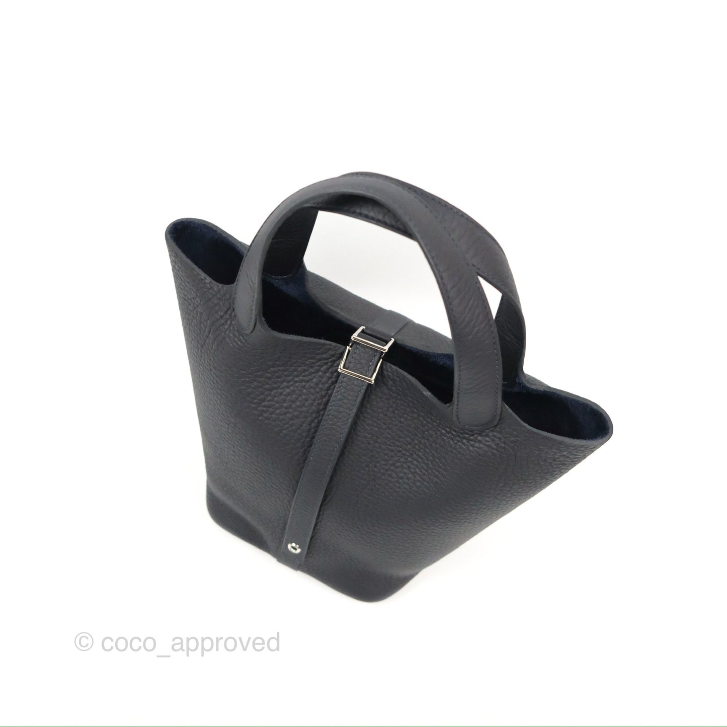 Hermès Picotin 18 Caban Clemence Palladium Hardware