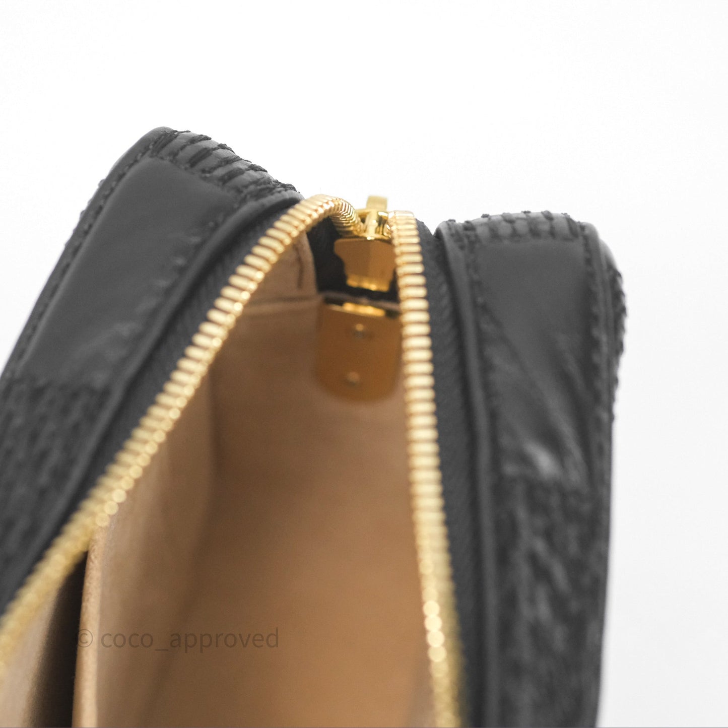 Louis Vuitton Troca PM Quilted Damier Black Lambskin