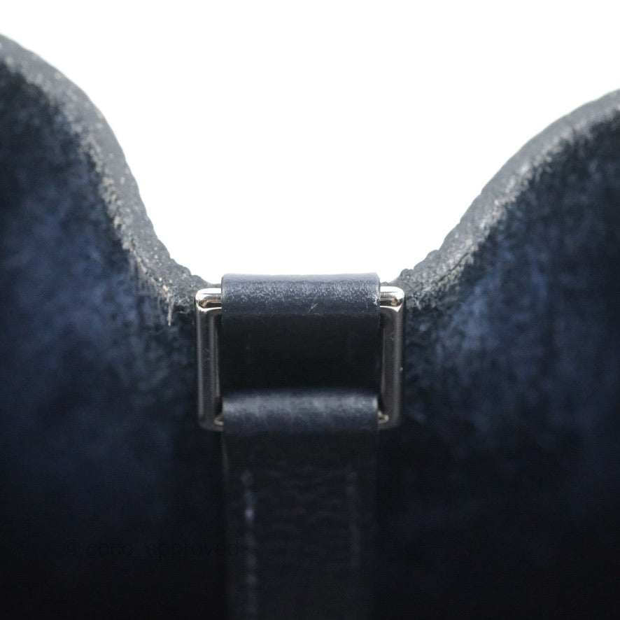 Hermès Picotin 22 Bleu Nuit 2Z Clemence Palladium Hardware