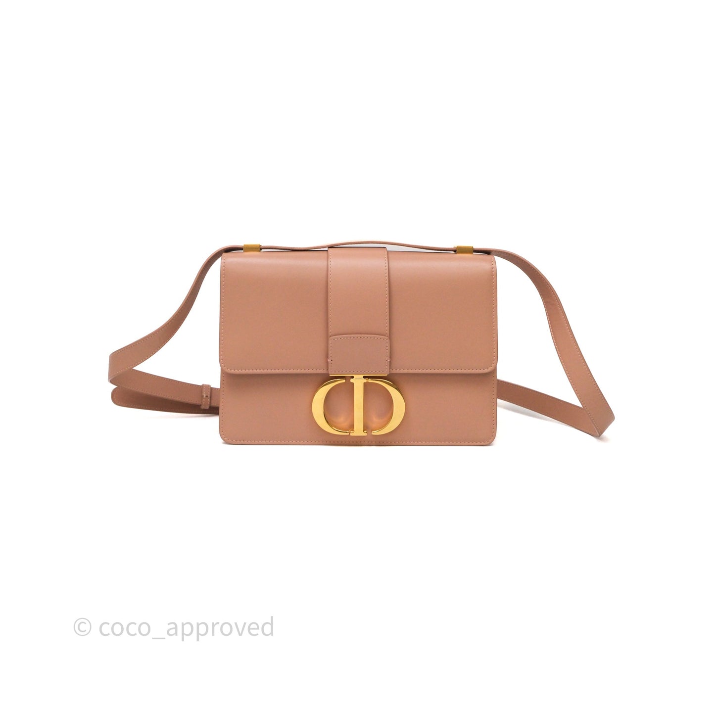 Christian Dior Small 30 Montaigne Bag Pink Calfskin Gold Hardware