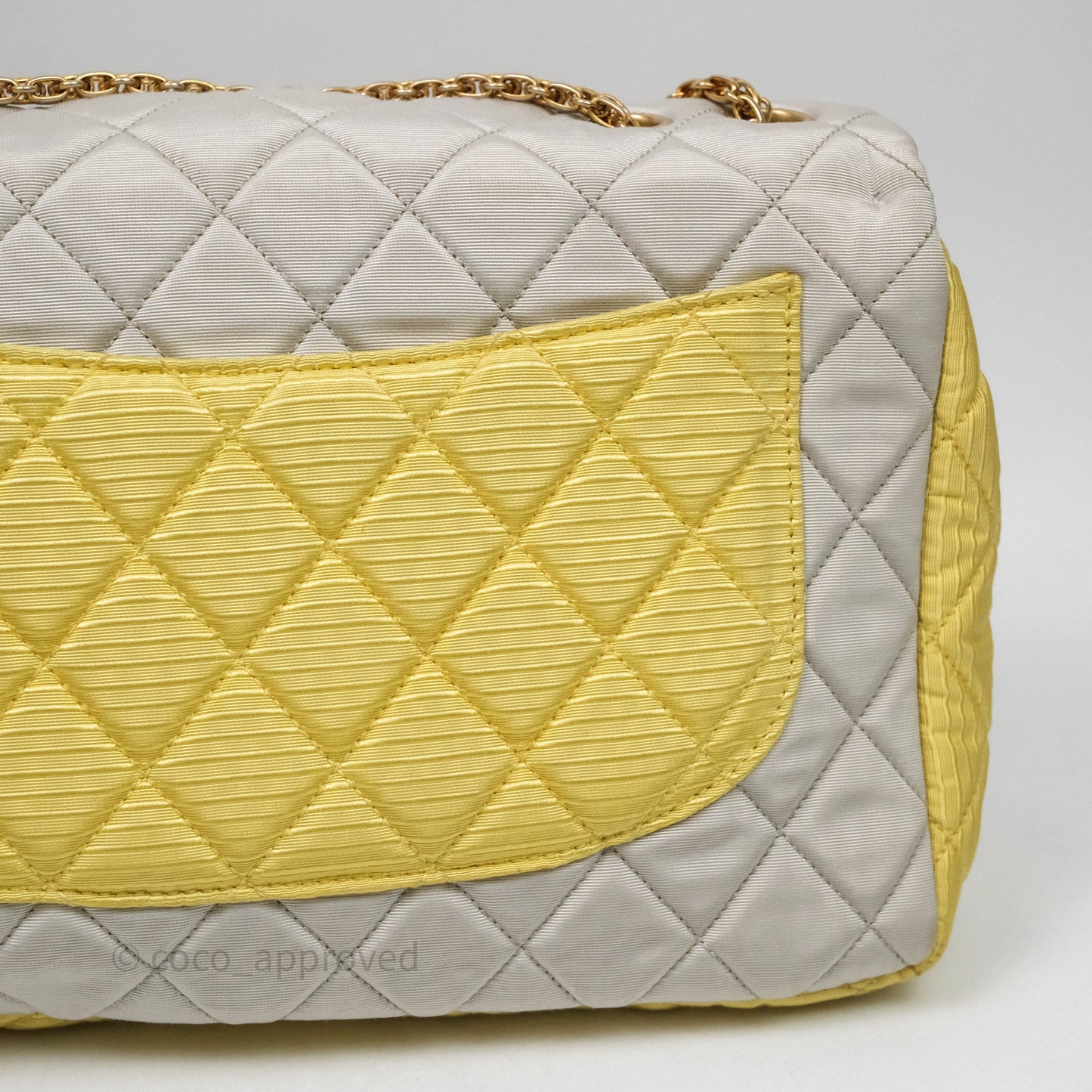 Chanel Reissue Flap Bag Tricolor Pastel Satin Aged Gold Hardware