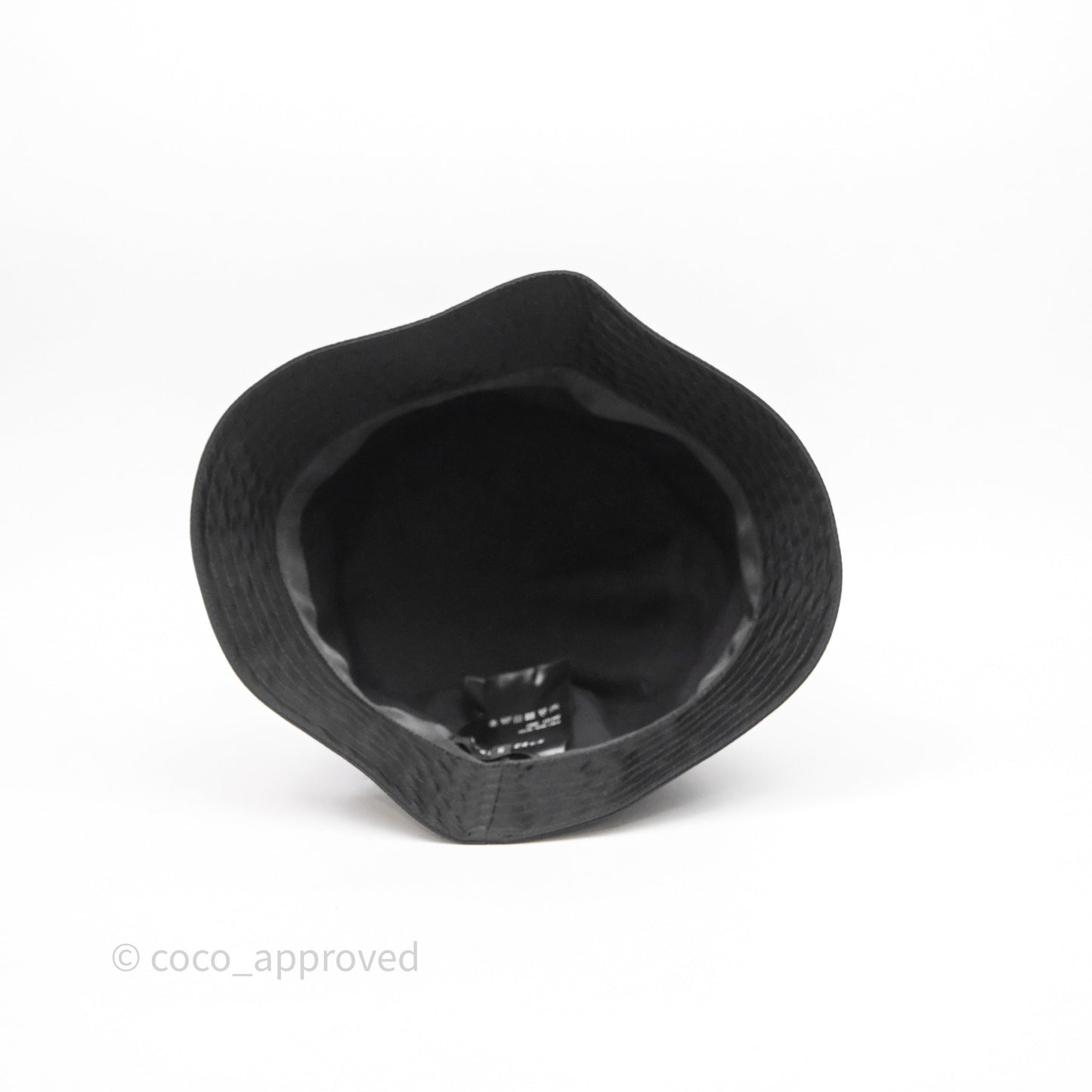 Prada Re-Nylon Logo Bucket Hat Black