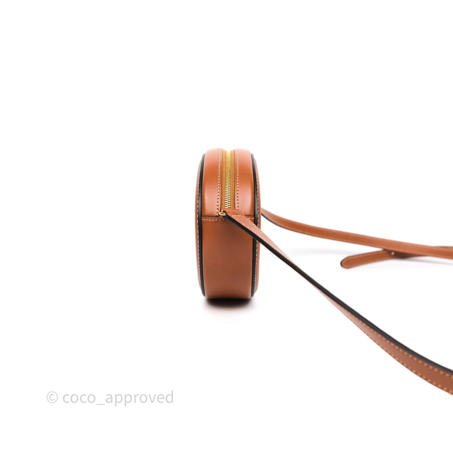Celine Mini Oval Bag Cuir Triomphe Tan Calfskin