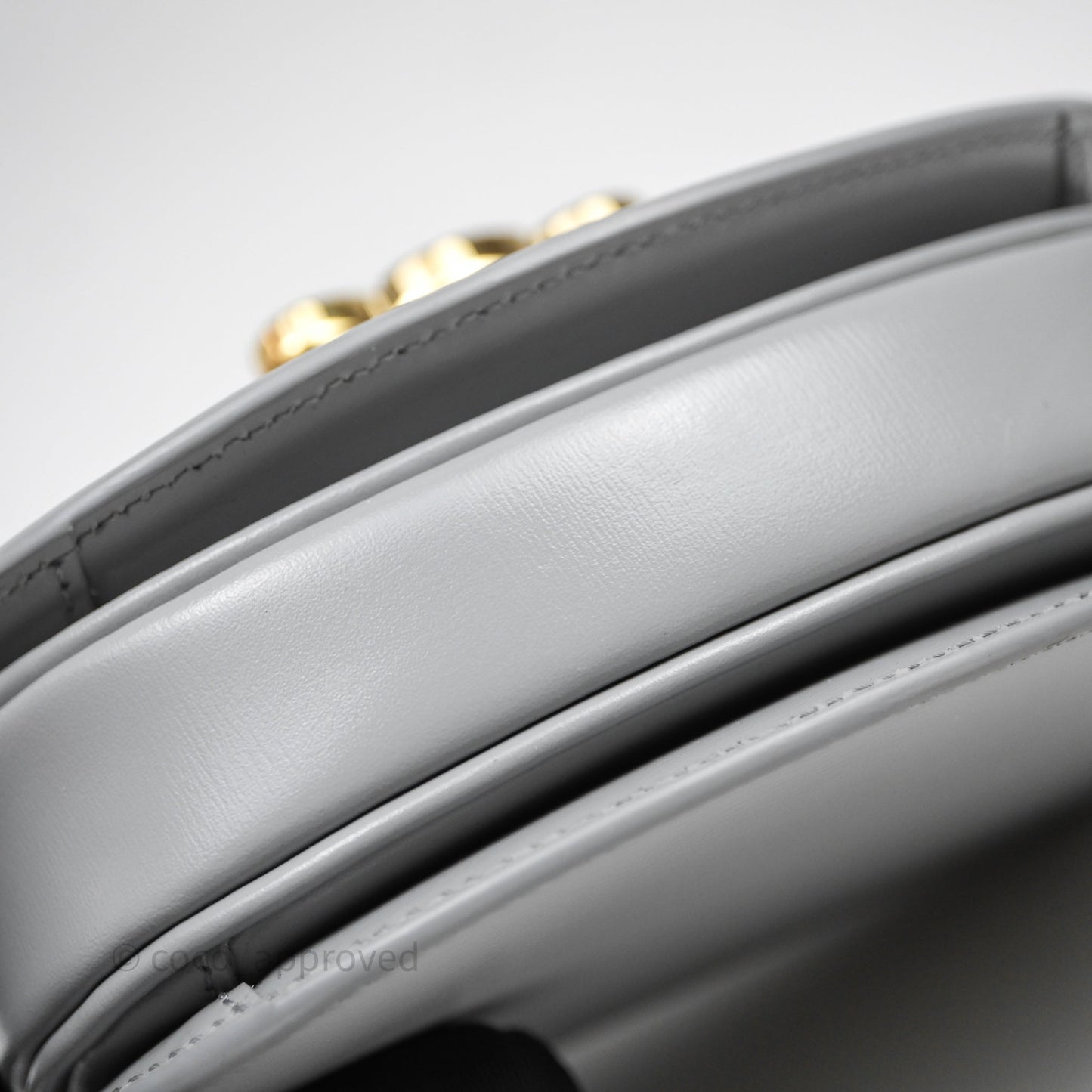 Celine Mini Besace Clea Grey Shiny Calfskin