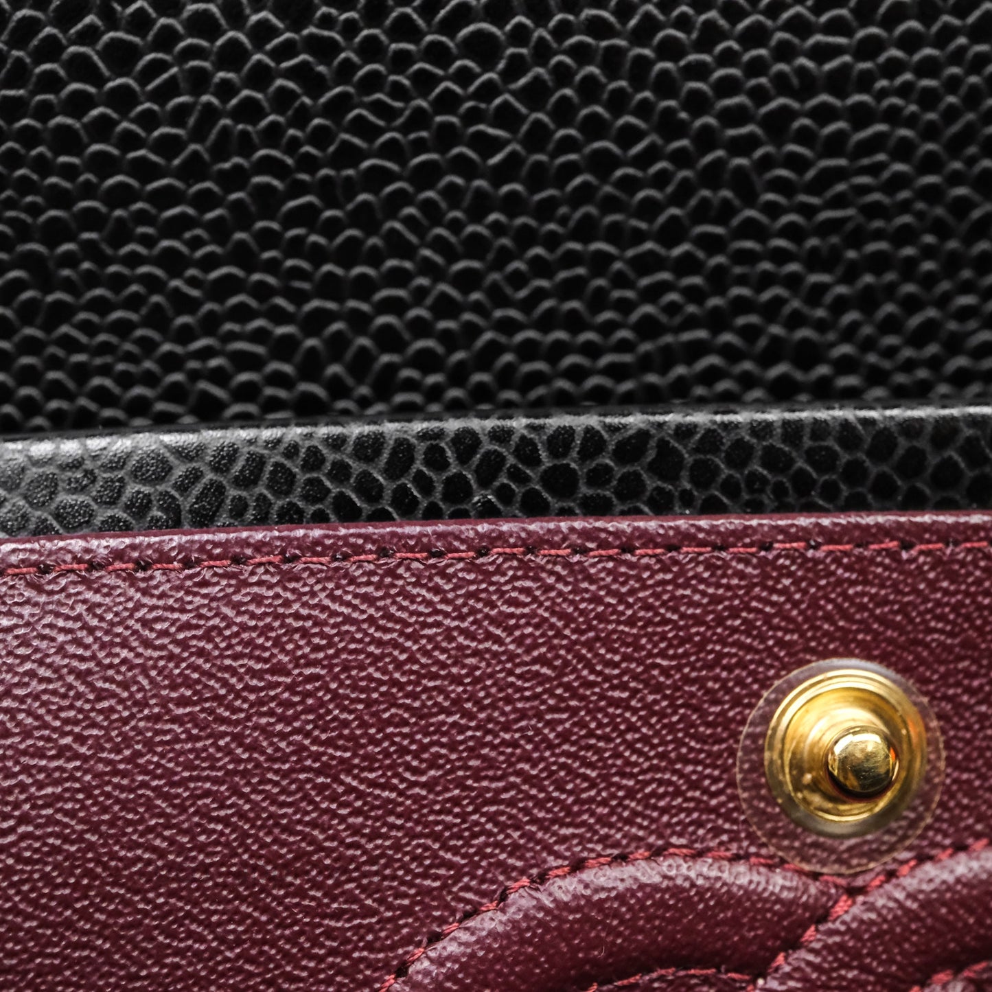 Chanel Small Classic Flap Quilted Black Caviar Gold Hardware