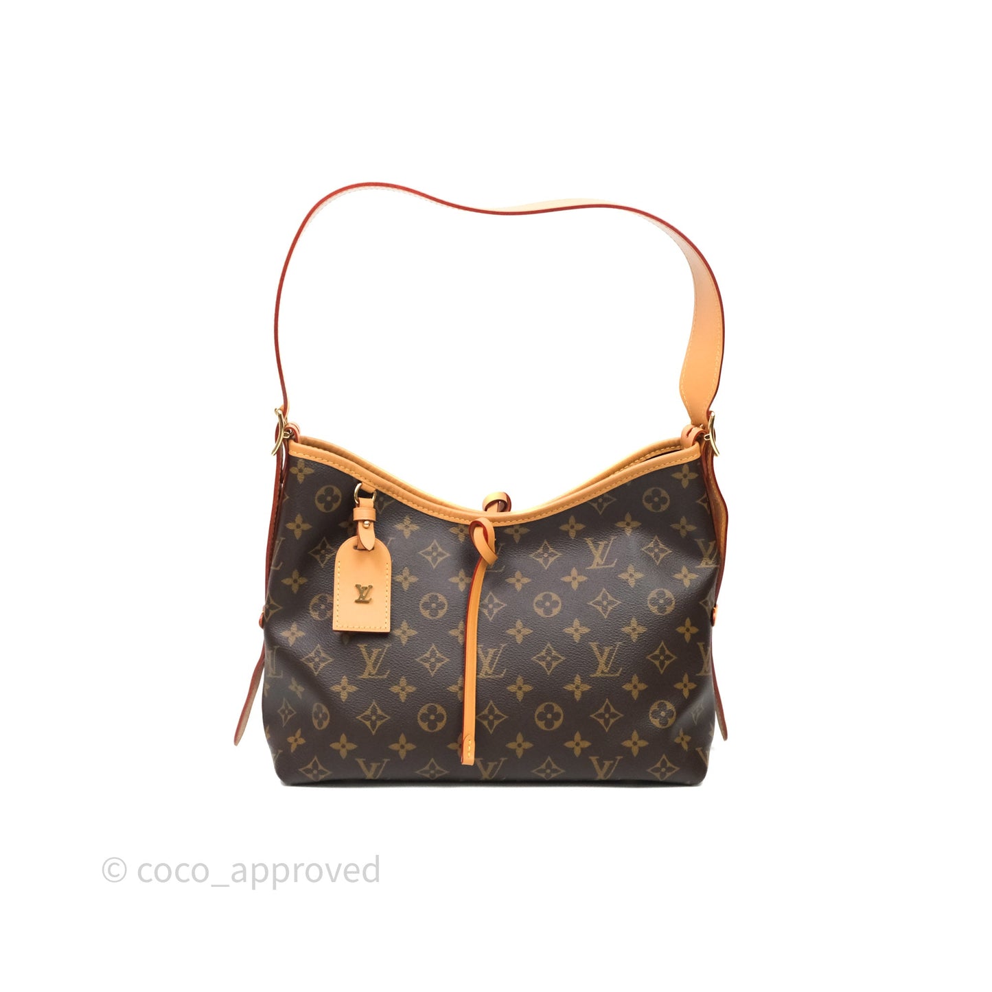 Louis Vuitton Carry All PM Shoulder Bag Monogram Canvas