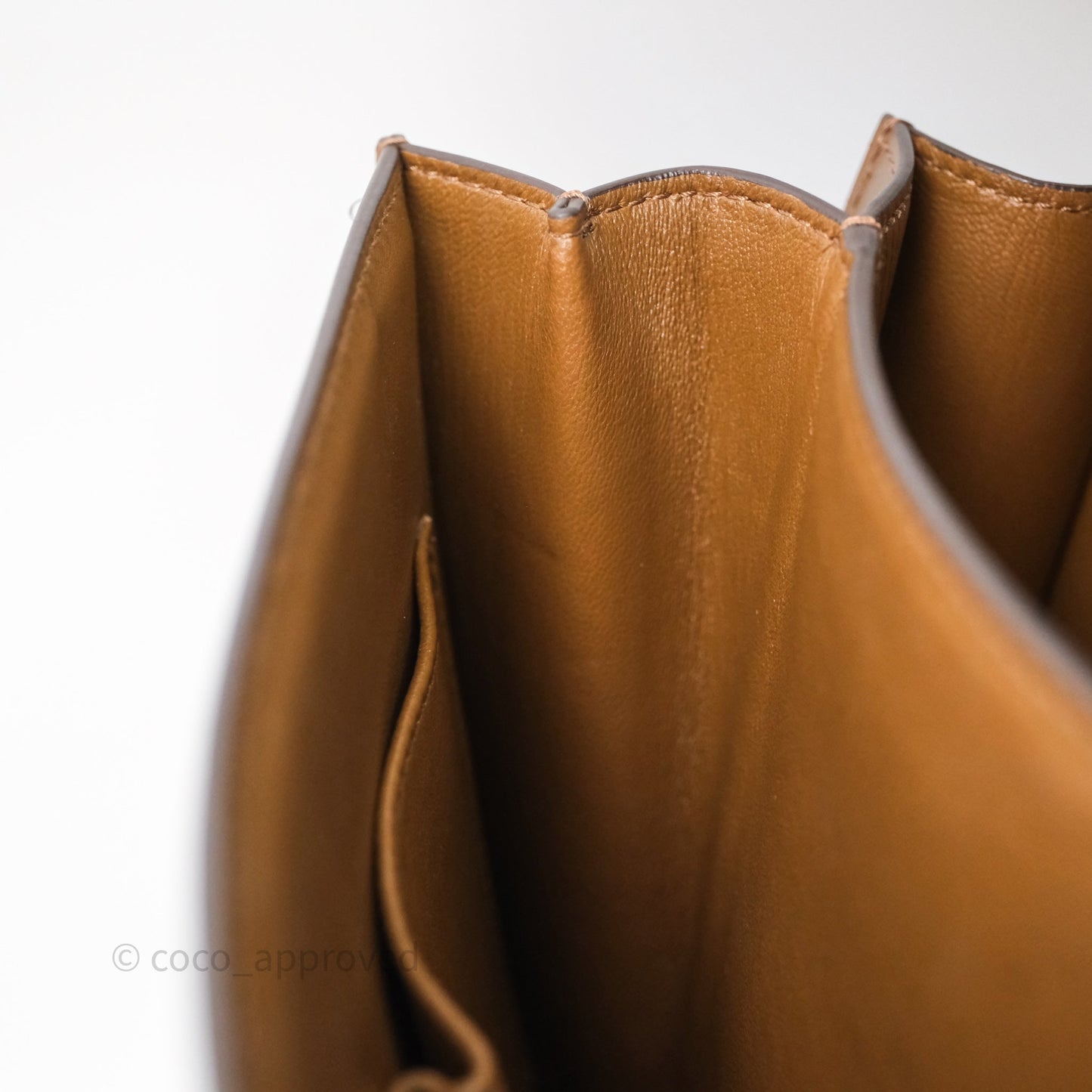 Celine Medium Classic Box Flap Caramel Calfskin