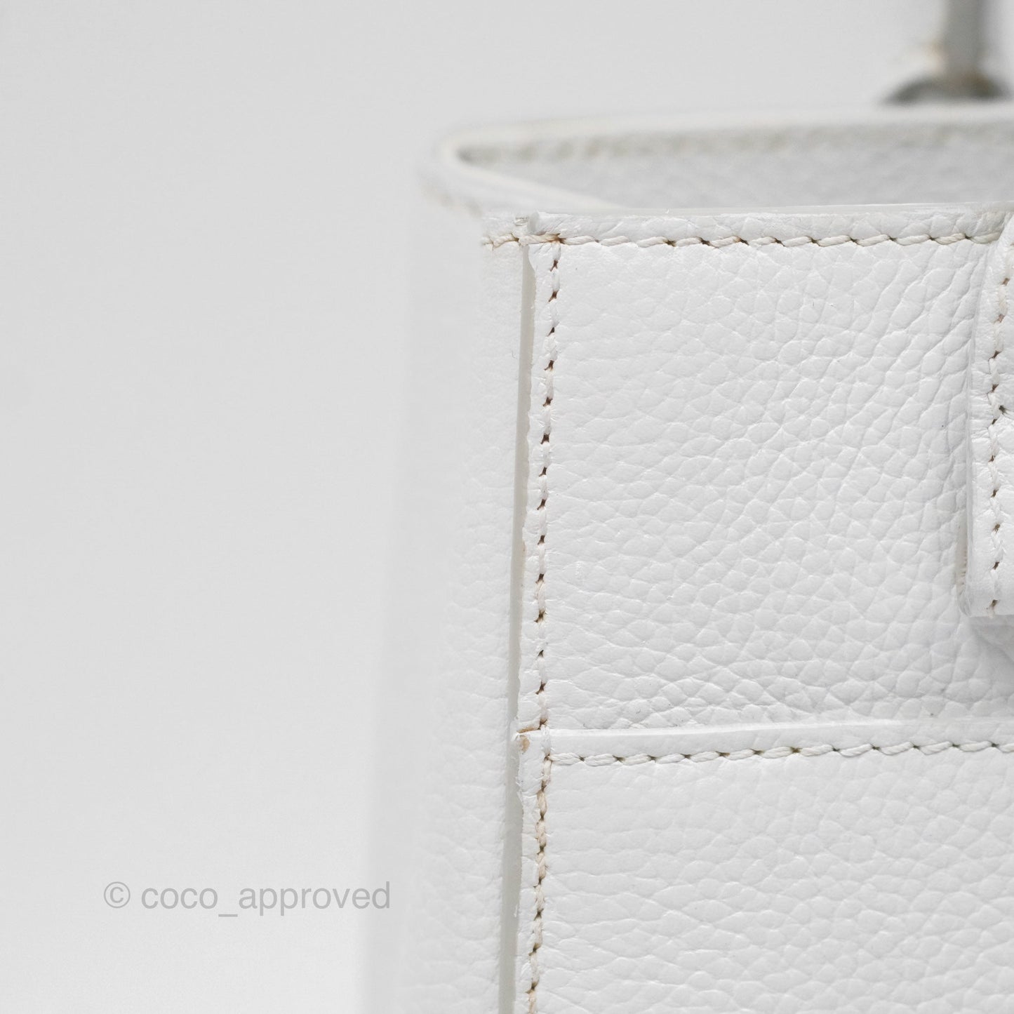 Chanel Mini Neo Executive Shopper Tote White Grained Calfskin Silver Hardware