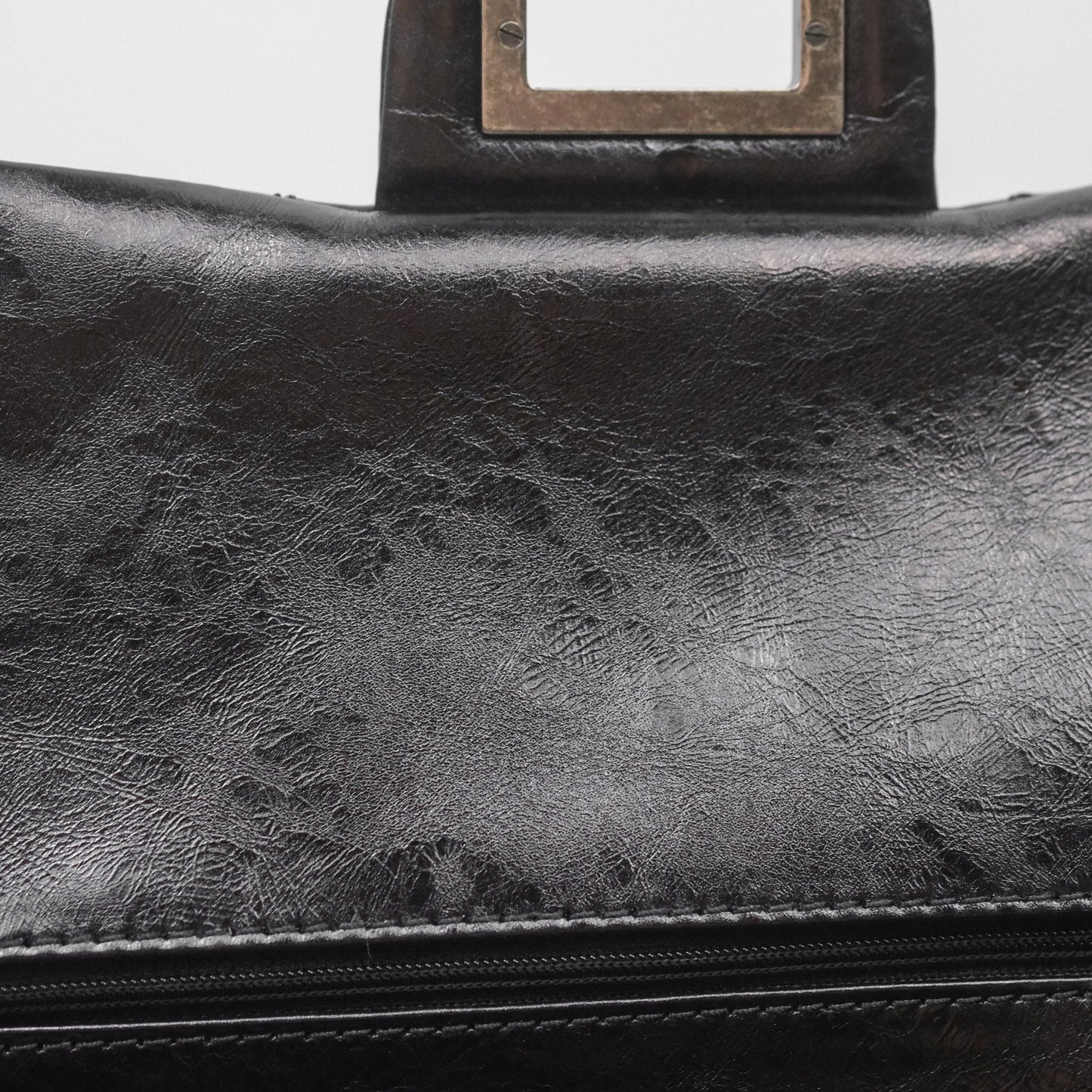 Chanel 228 Reissue Flap Quilted Black Crumpled Calfskin Ruthenium Hardware