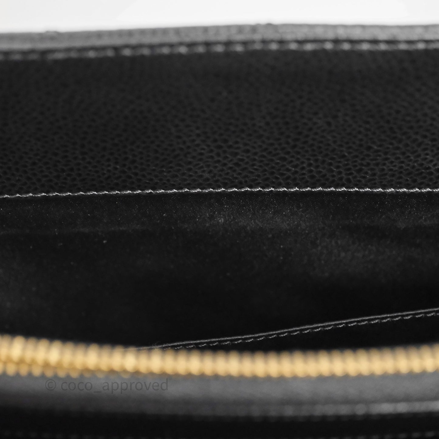 Chanel GST Black Caviar Gold Hardware