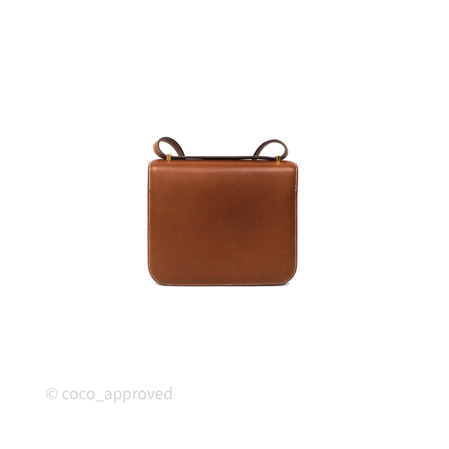 Hermès Constance Mini Smooth Barenia Leather Gold Hardware