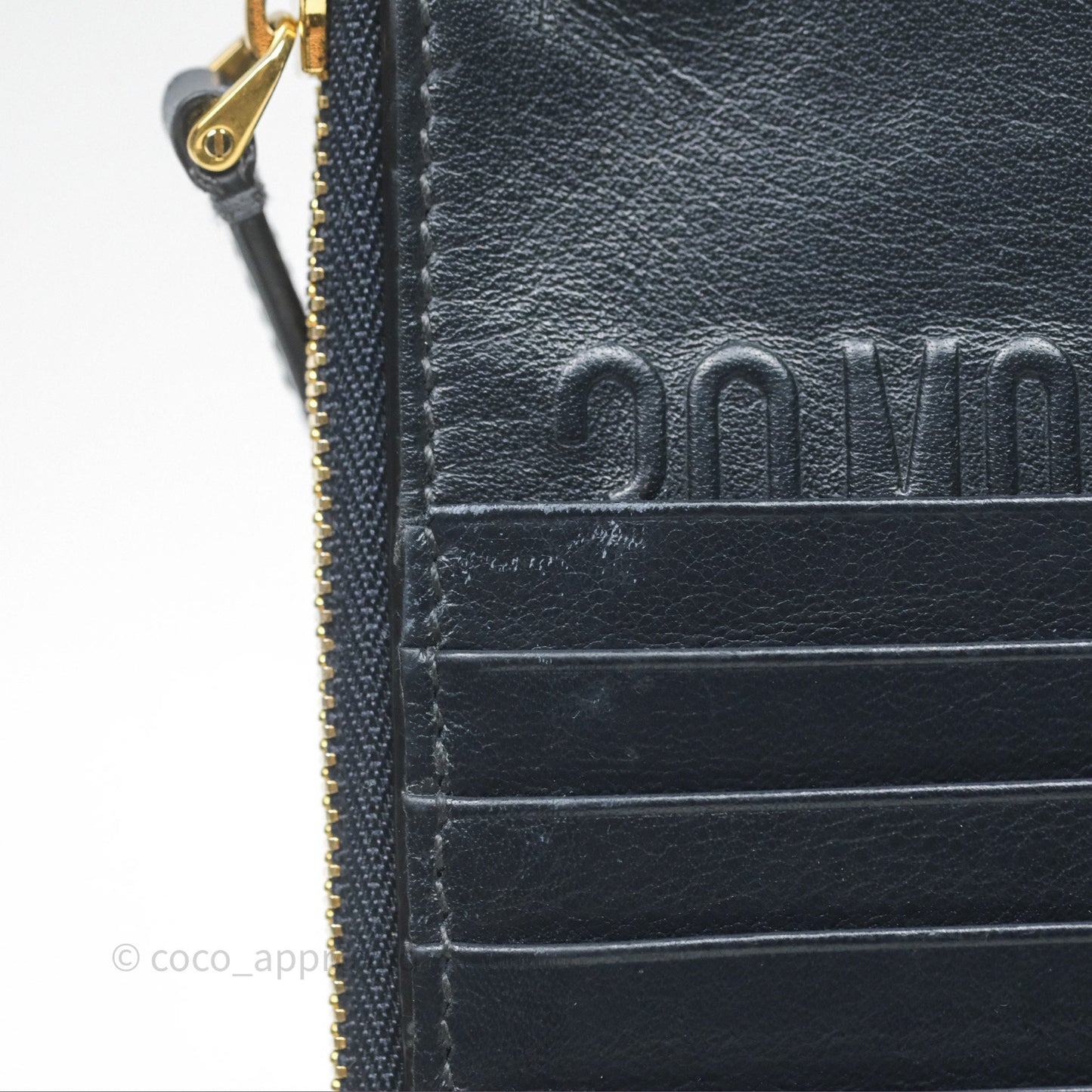 Christian Dior 30 Montaigne Blue Oblique Jacquard Long Wallet
