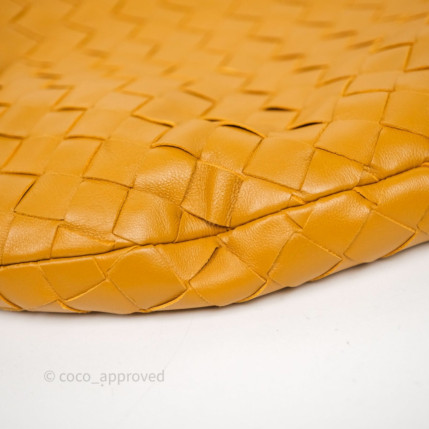 Bottega Veneta Teen Jodie Caramel Intrecciato Lambskin