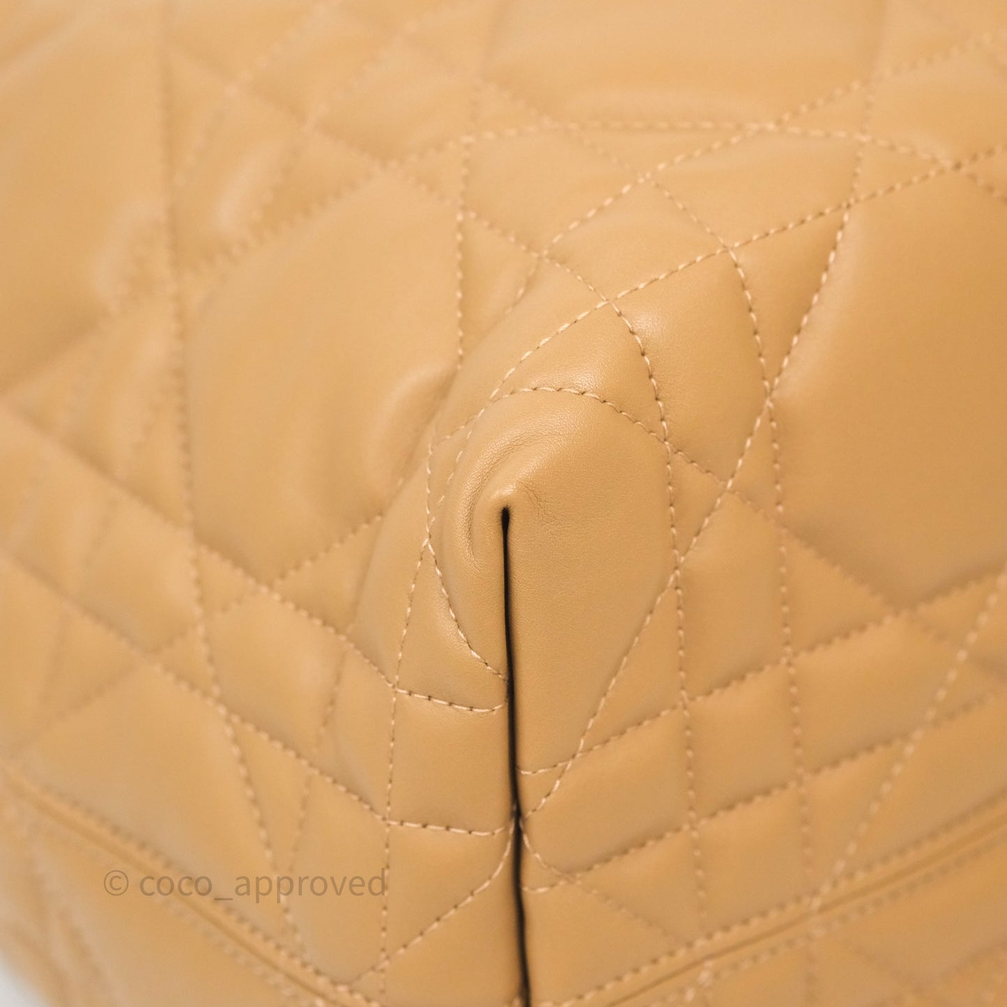 Dior Medium Dior Toujours Bag Tan Beige Macrocannage Calfskin