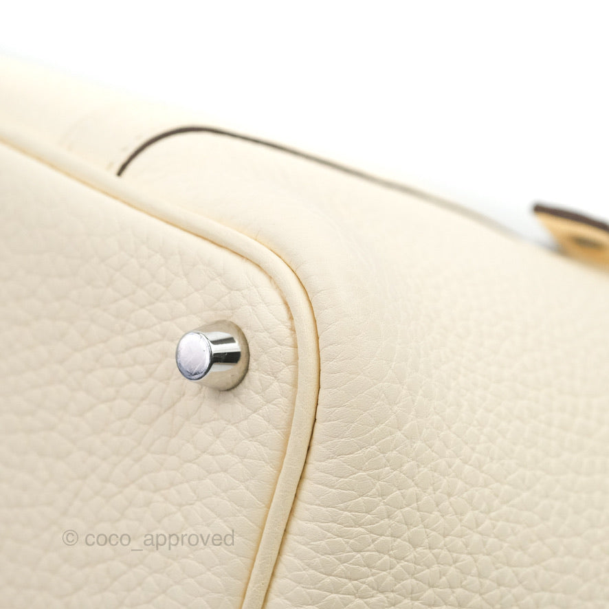 Hermès Picotin Lock 18 Nata Clemence Palladium Hardware