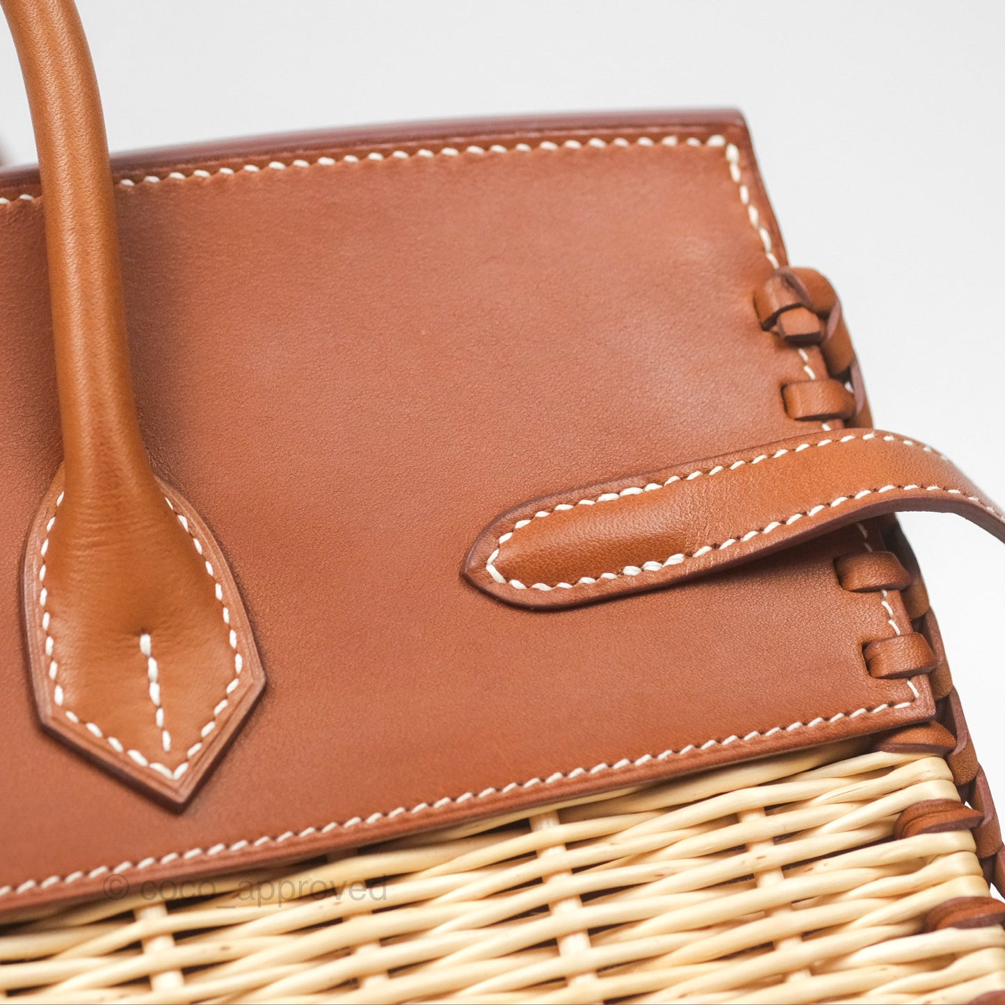 Hermès Birkin Picnic 25 Osier/ Barenia Naturel 27/ Fauve 34 Palladium Hardware
