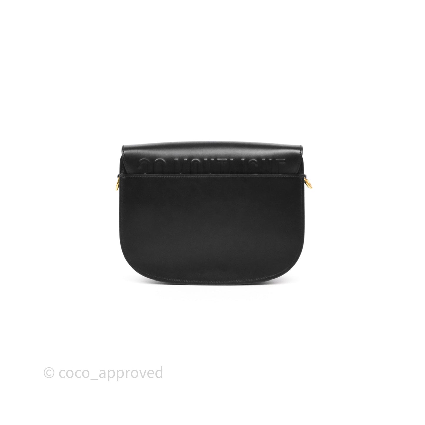 Dior Medium Bobby Flap Black Box Calfskin