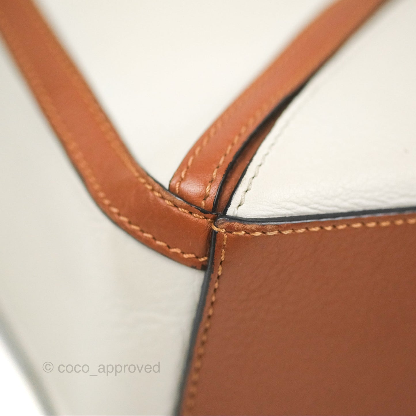 Loewe Small Graphic Puzzle Bag Ghost Soft White Calfskin