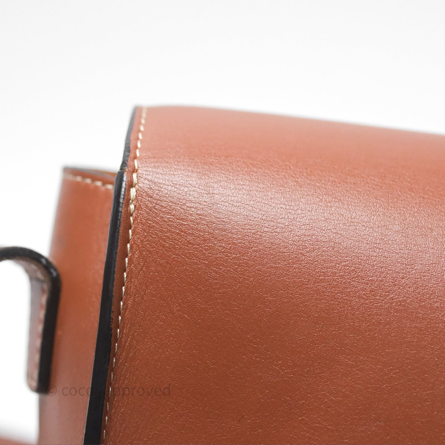 Celine Folco Cuir Triomphe in Smooth Calfskin Tan