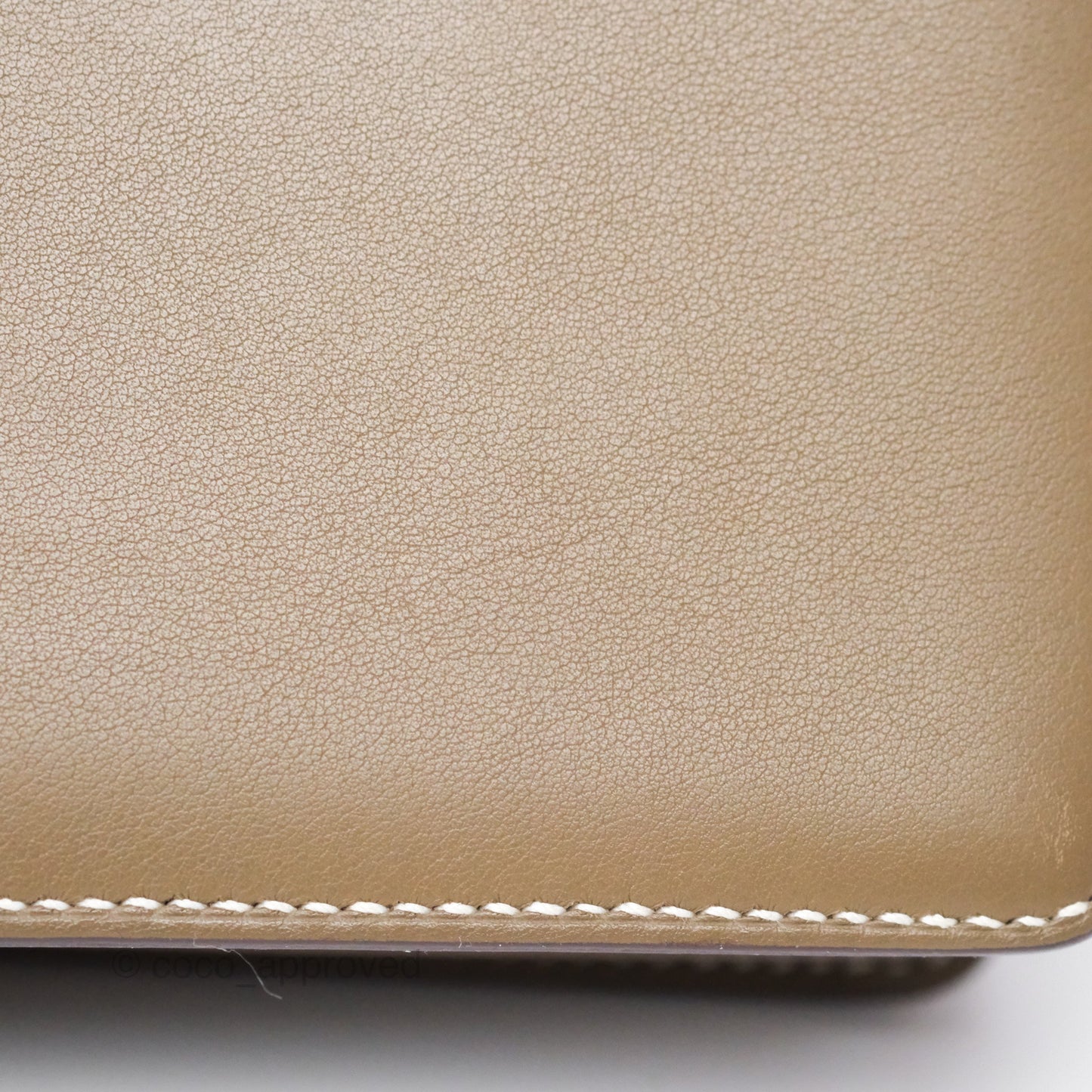 Hermès Roulis Mini 18 Etoupe 18 Swift Gold Hardware