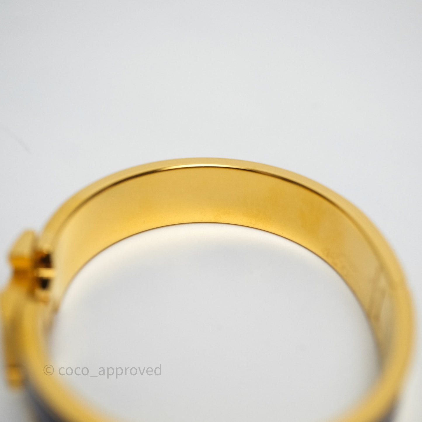 Hermès Clic H Bracelet Anémone Iris Gold Hardware