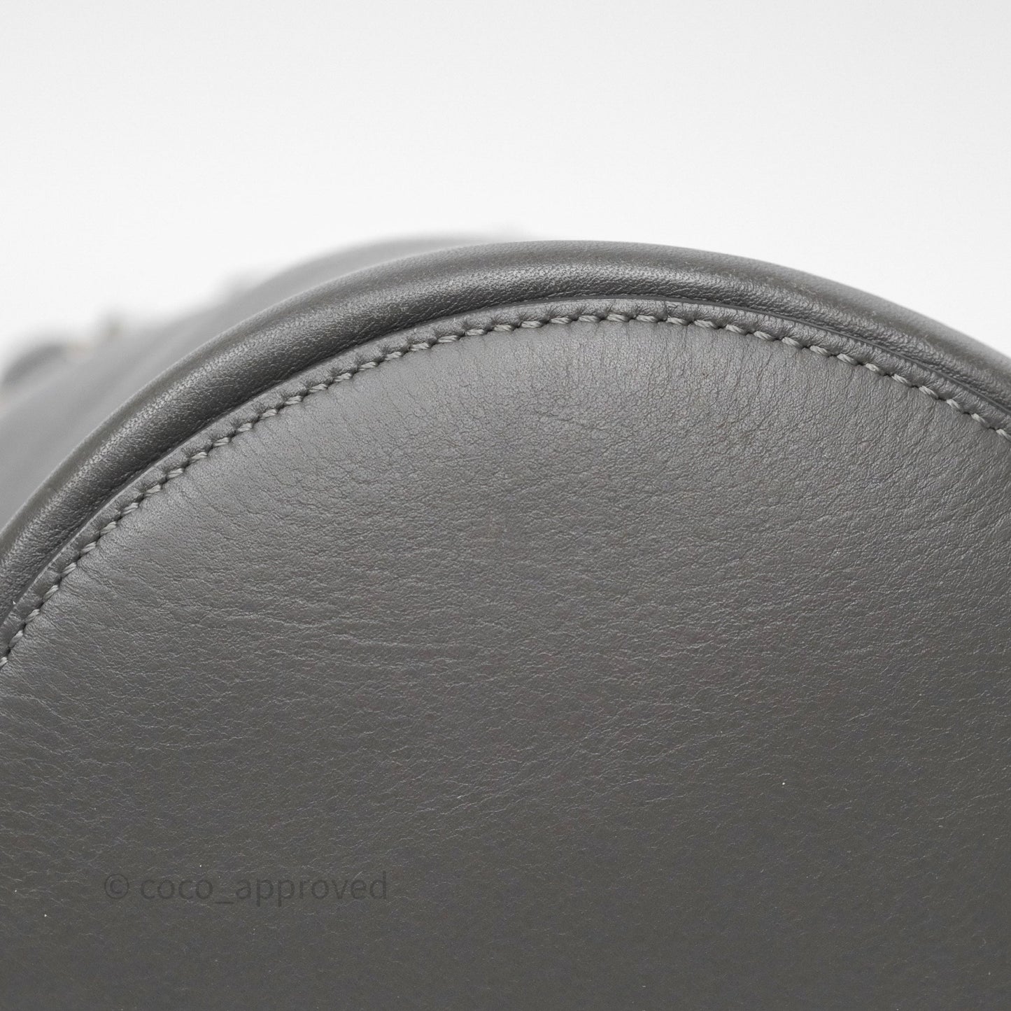 Celine Big Bag Nano Bucket Grey Smooth Calfskin