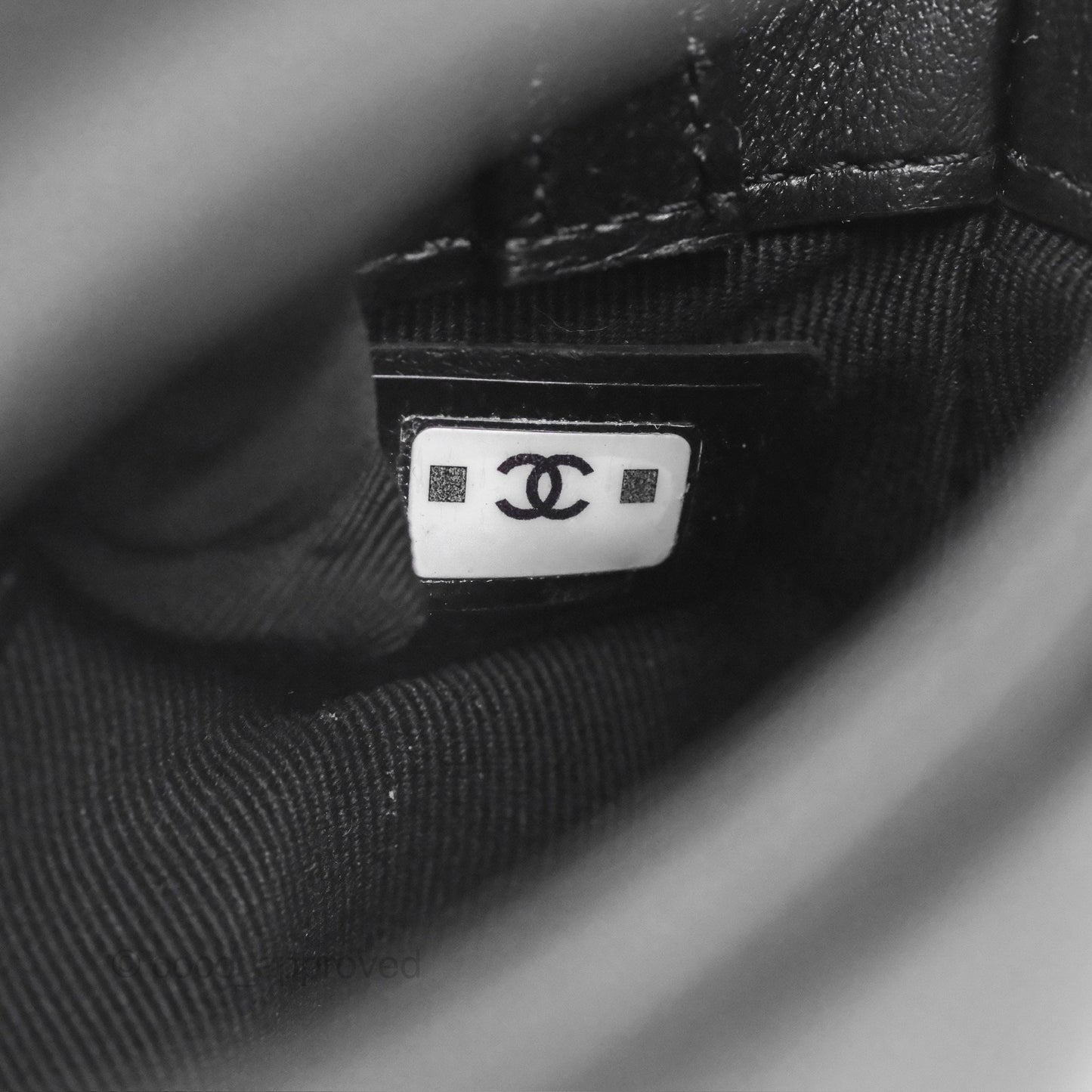 Chanel Nano 31 Black Shiny Calfskin Gold Hardware