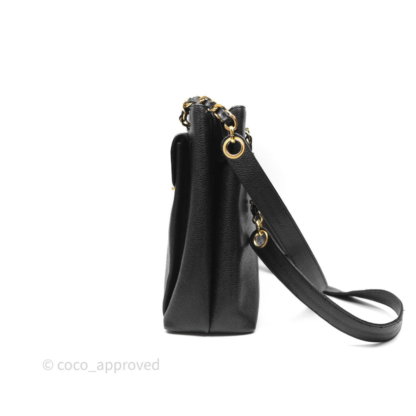 Chanel Vintage Tote Black 24K Gold Hardware