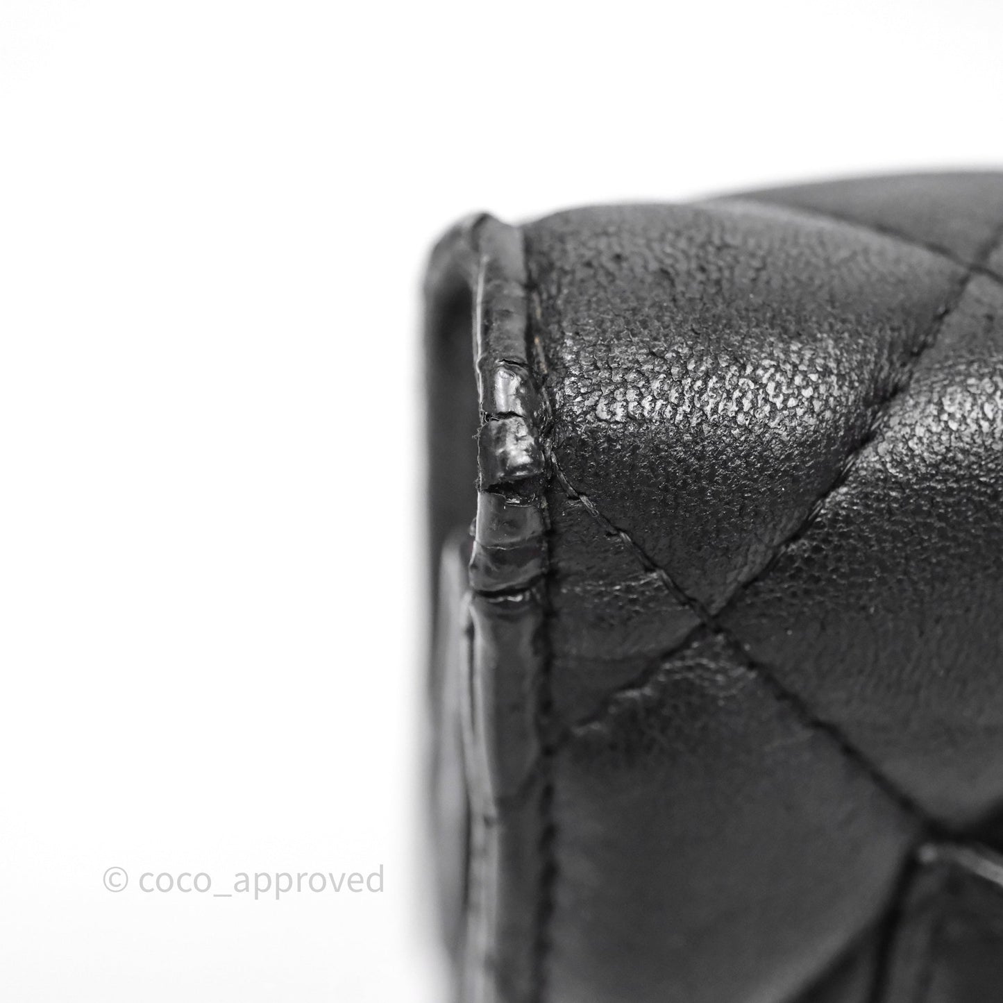 Chanel Classic WOC Wallet On Chain Quilted Black Lambskin Gold Hardware