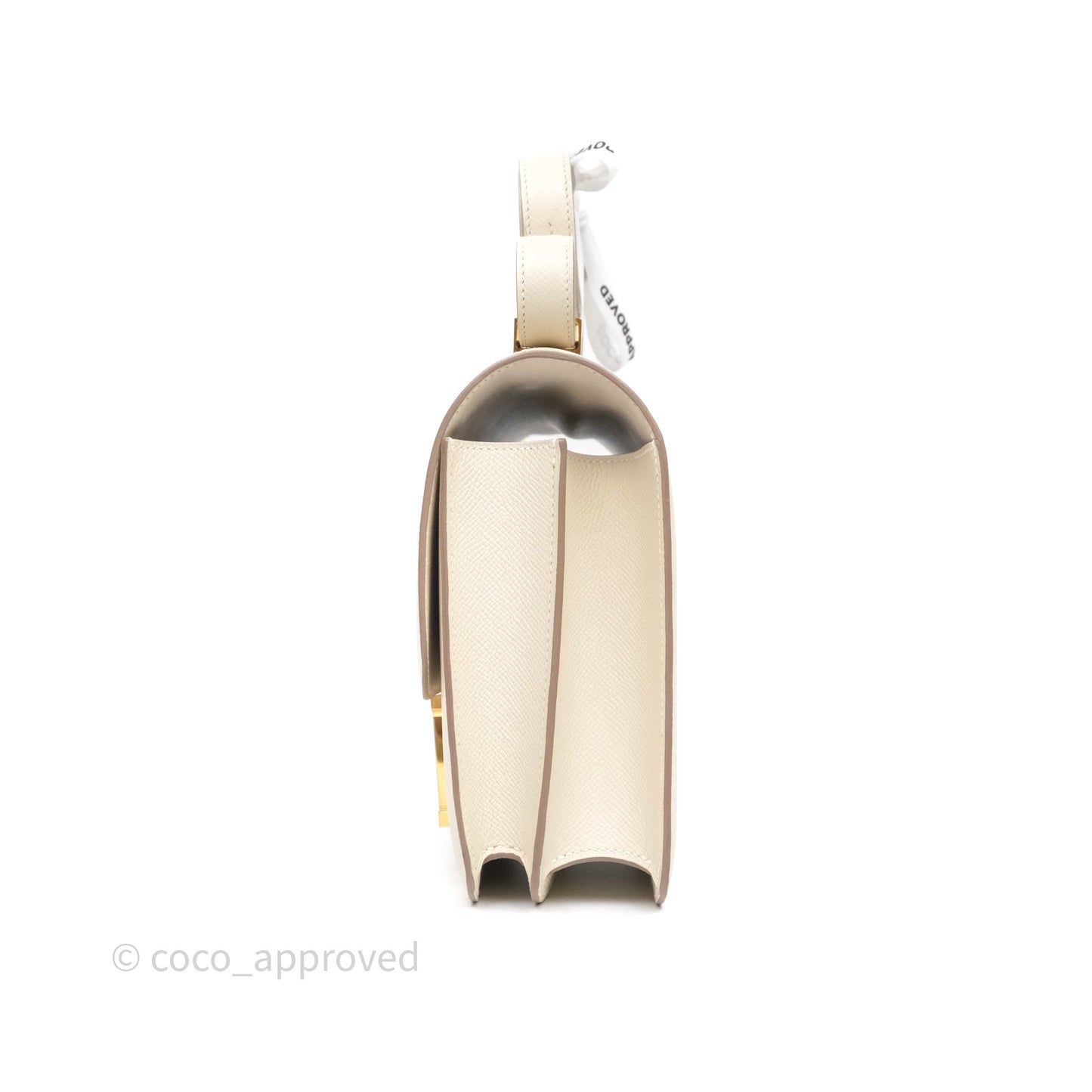 Hermès Constance 24 Craie 10 Epsom Gold Hardware