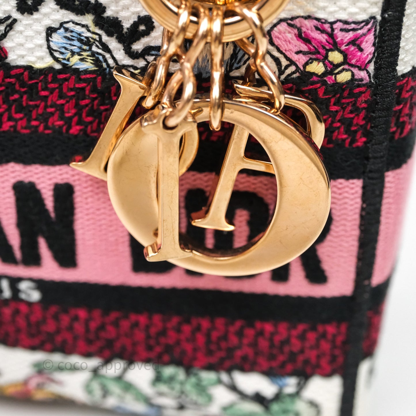 Christian Dior Mini Lady D-Lite Bag Florilegio Embroidered