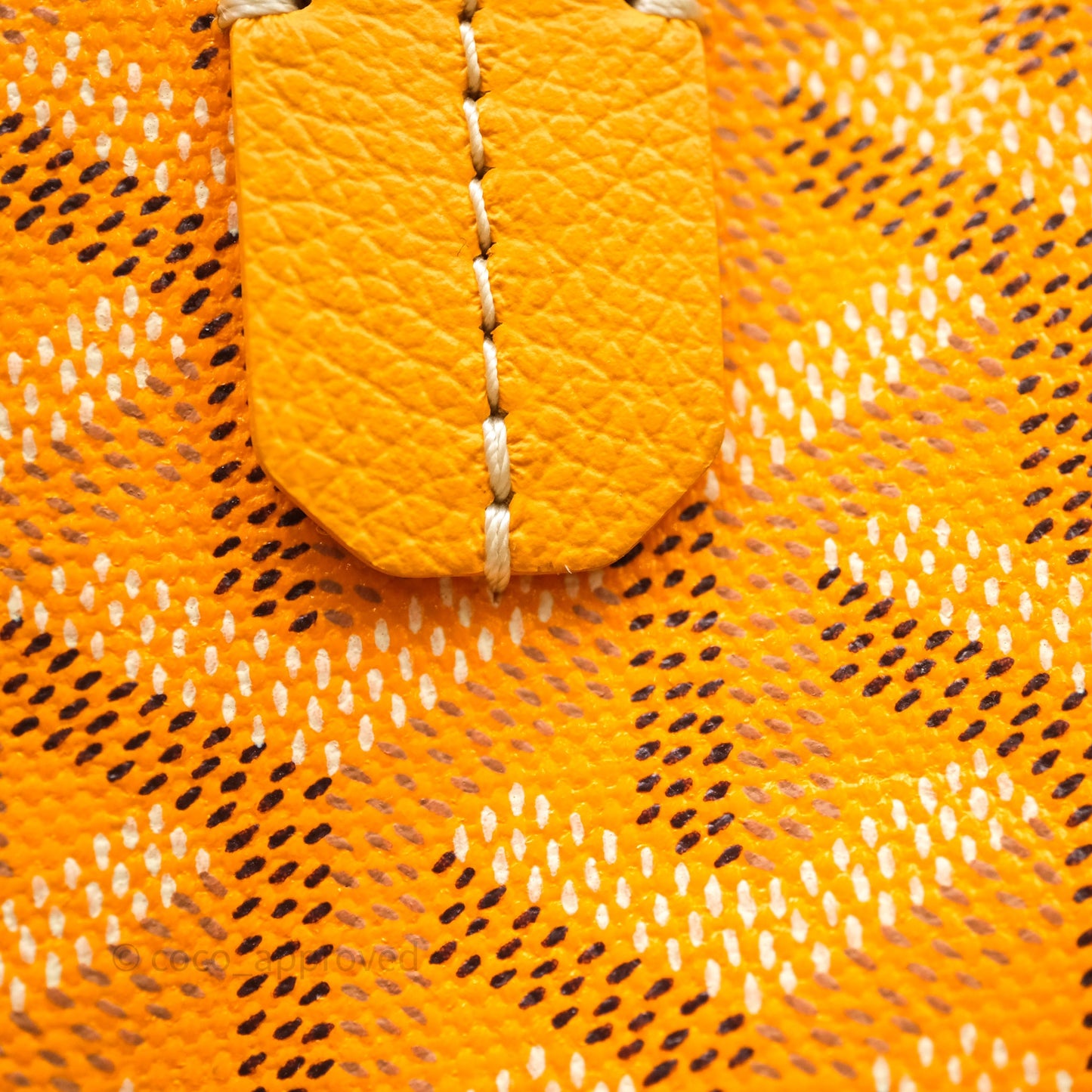 Goyard St. Louis GM Yellow Goyardine Canvas