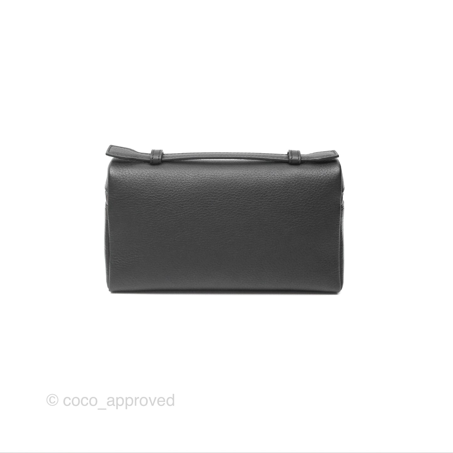 Loro Piana Extra Pocket L19 Black Grained Calfskin